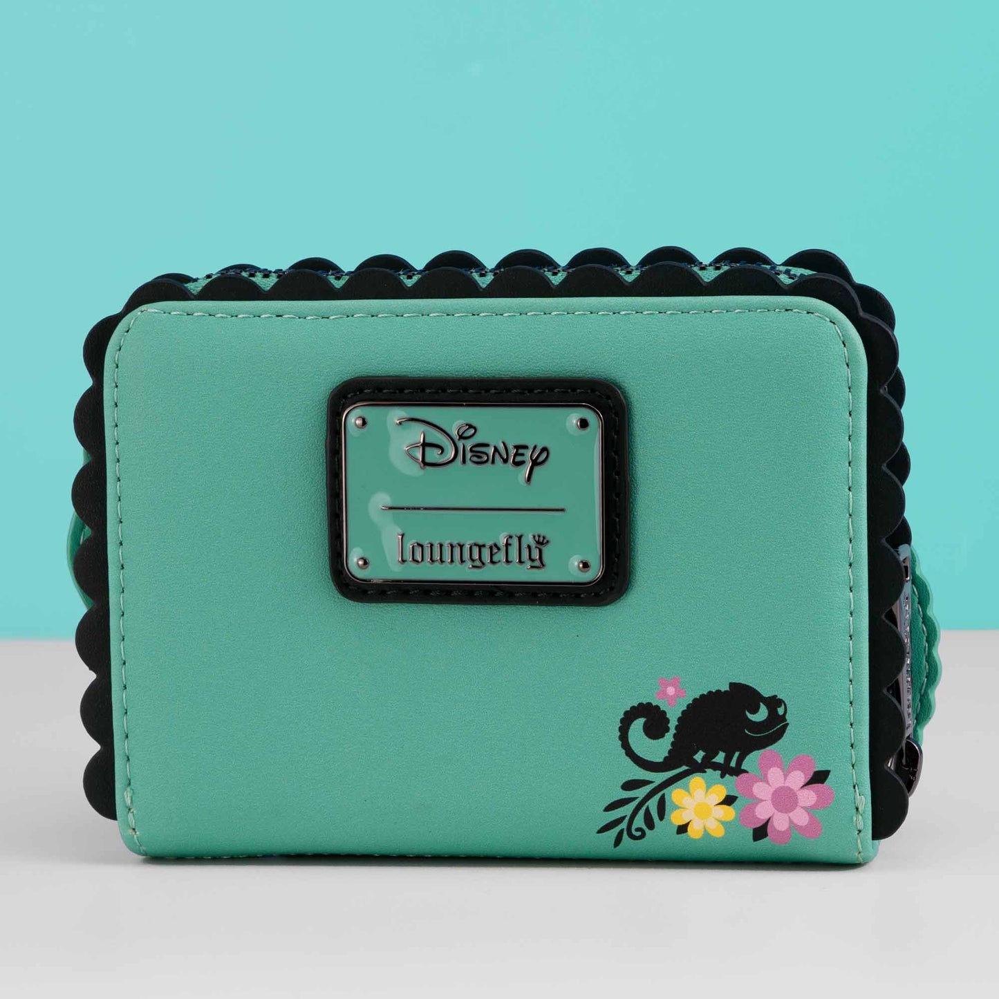 Loungefly x Disney Tangled Pascal Floral Wallet - GeekCore