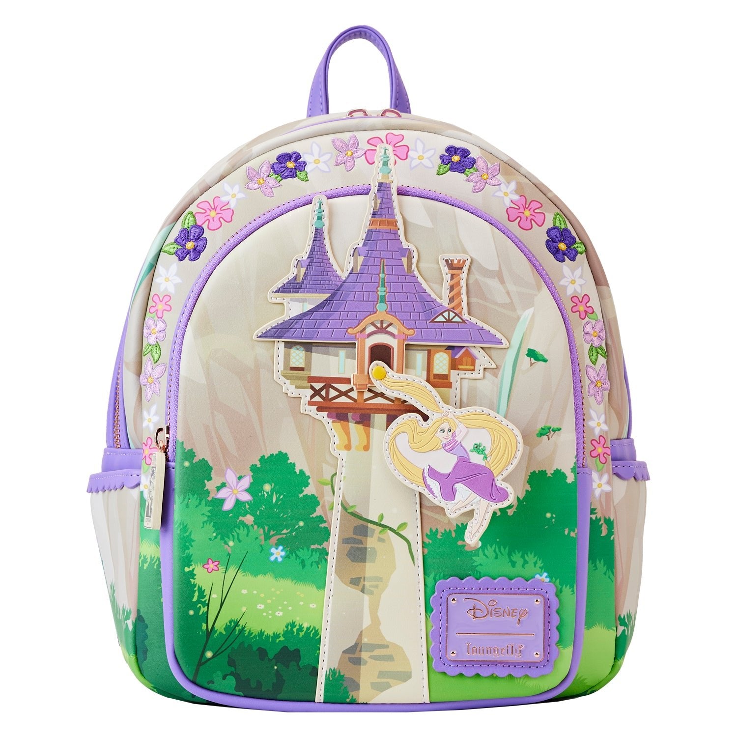 Loungefly x Disney Tangled Rapunzel Swinging From Tower Mini Backpack ...