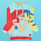 Loungefly x Disney The Little Mermaid Ariel and Flounder Unisex Hoodie - GeekCore