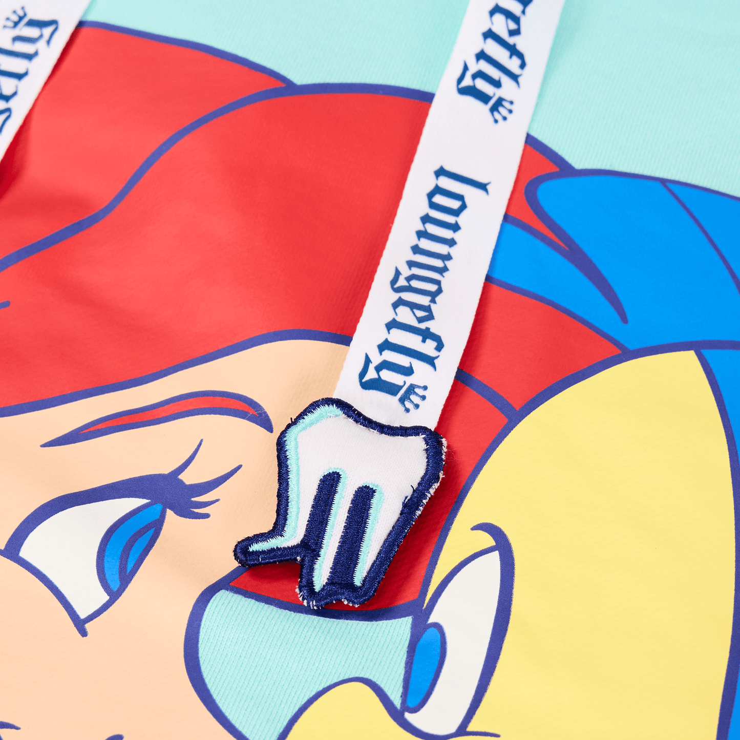 Loungefly x Disney The Little Mermaid Ariel and Flounder Unisex Hoodie - GeekCore