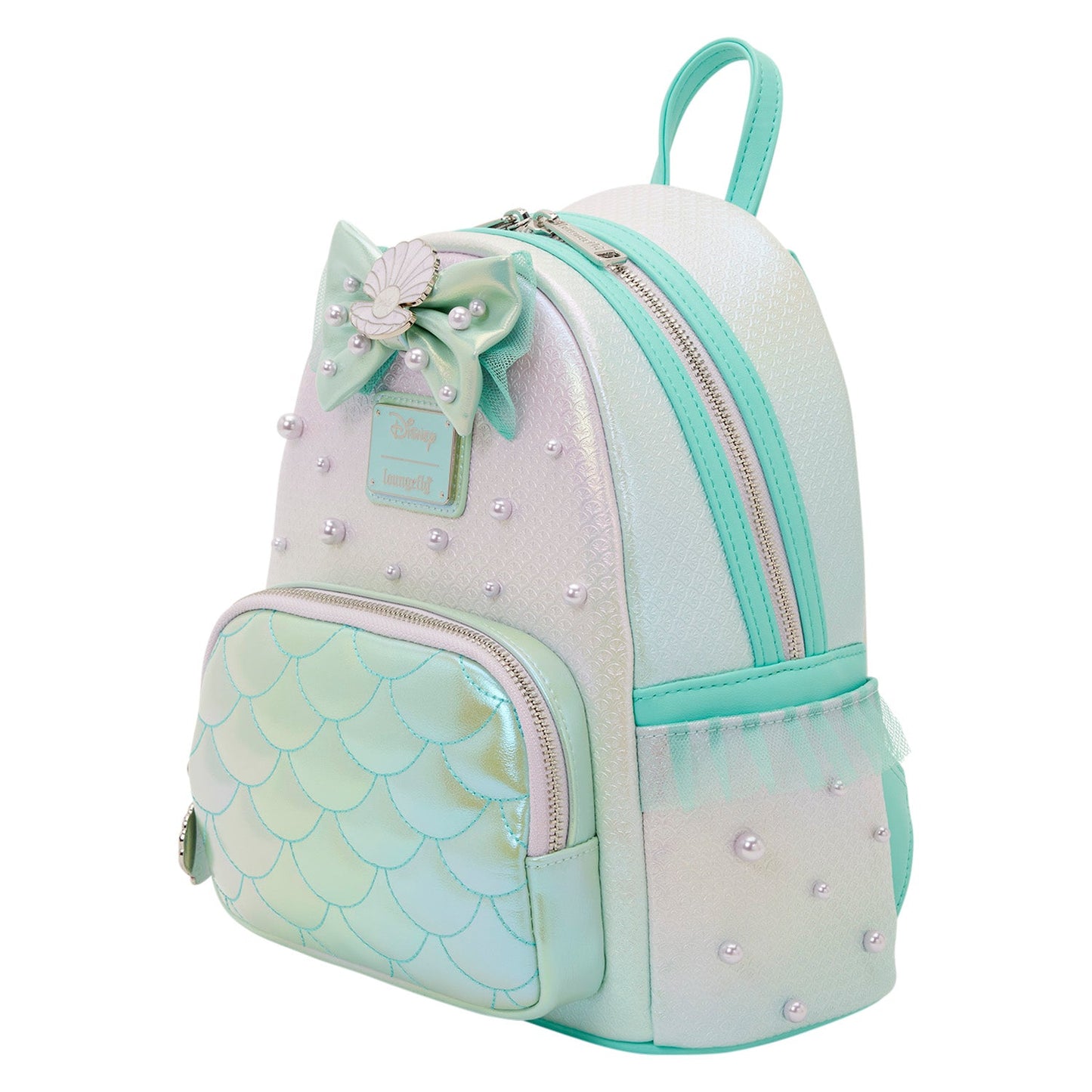 Loungefly x Disney The Little Mermaid Iridescent Pearl Mini Backpack - GeekCore