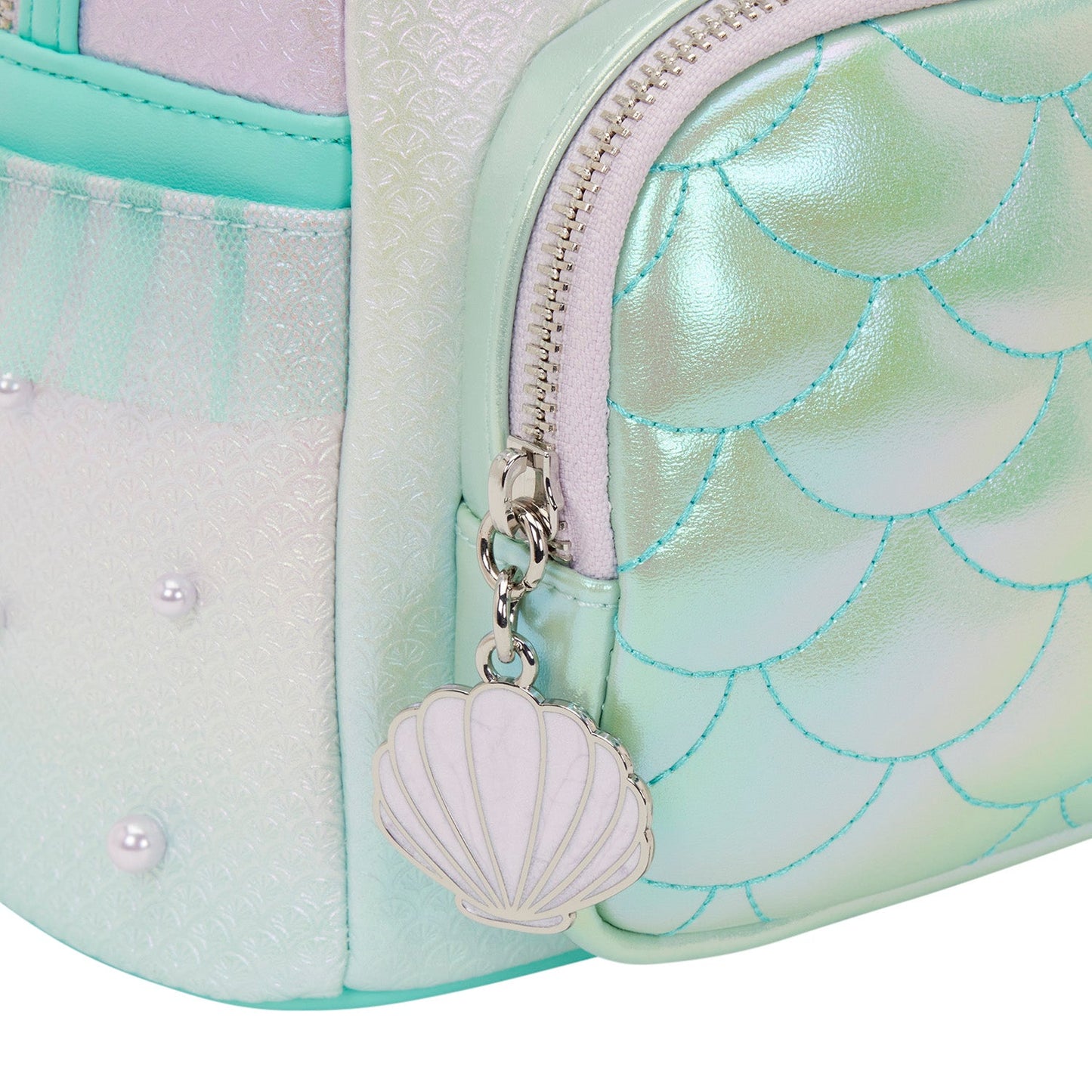 Loungefly x Disney The Little Mermaid Iridescent Pearl Mini Backpack - GeekCore