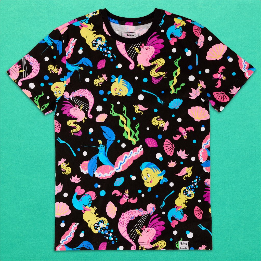 Loungefly x Disney The Little Mermaid Life is The Bubbles Unisex T - Shirt - GeekCore