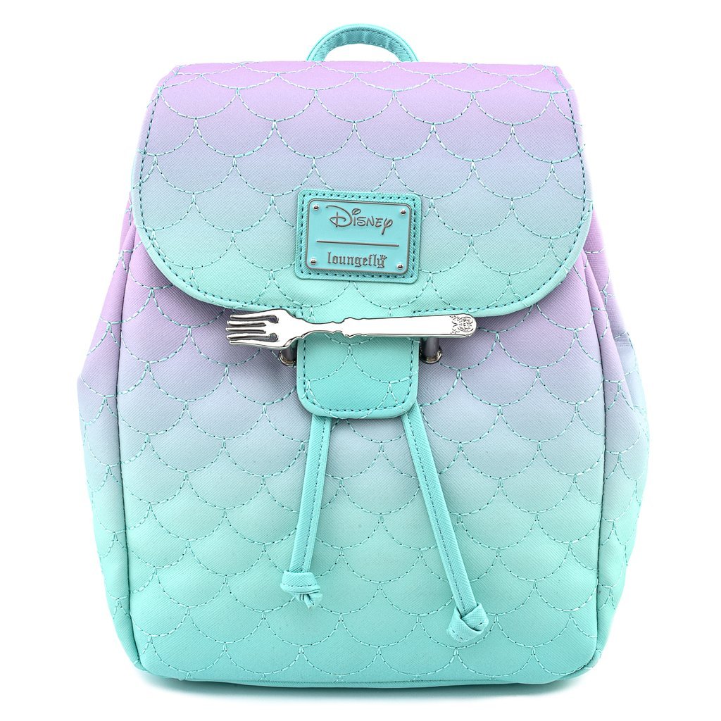 Loungefly x Disney The Little Mermaid Ombre Scales Mini Backpack - GeekCore