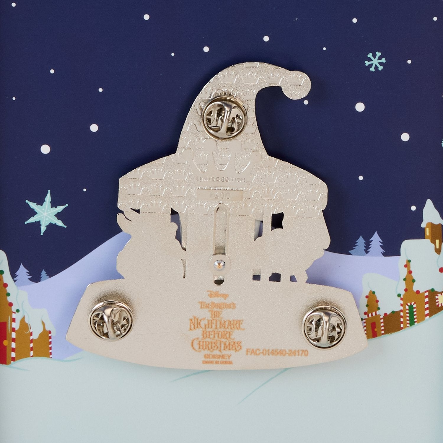 Loungefly x Disney The Nightmare Before Christmas Christmas Town Carousel Sliding 3" Collectors Pin - GeekCore