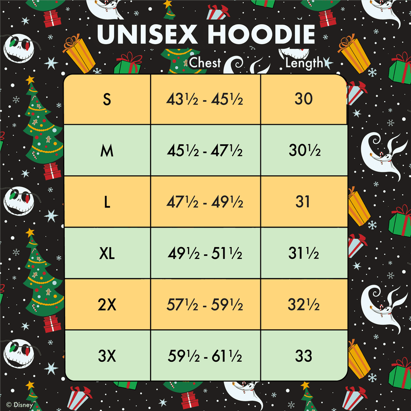 Loungefly x Disney The Nightmare Before Christmas Christmas Town Hooded Sweatshirt - GeekCore