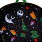 Loungefly x Disney The Nightmare Before Christmas Journey To Christmas Town Mini Backpack - GeekCore