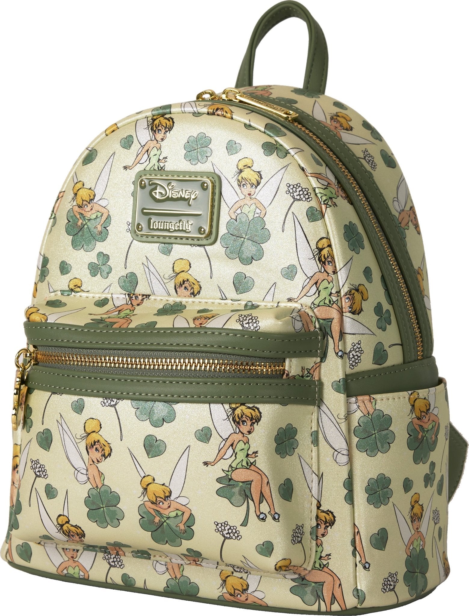 Loungefly x Disney Tinker Bell Four - Leaf Clover Mini Backpack - GeekCore
