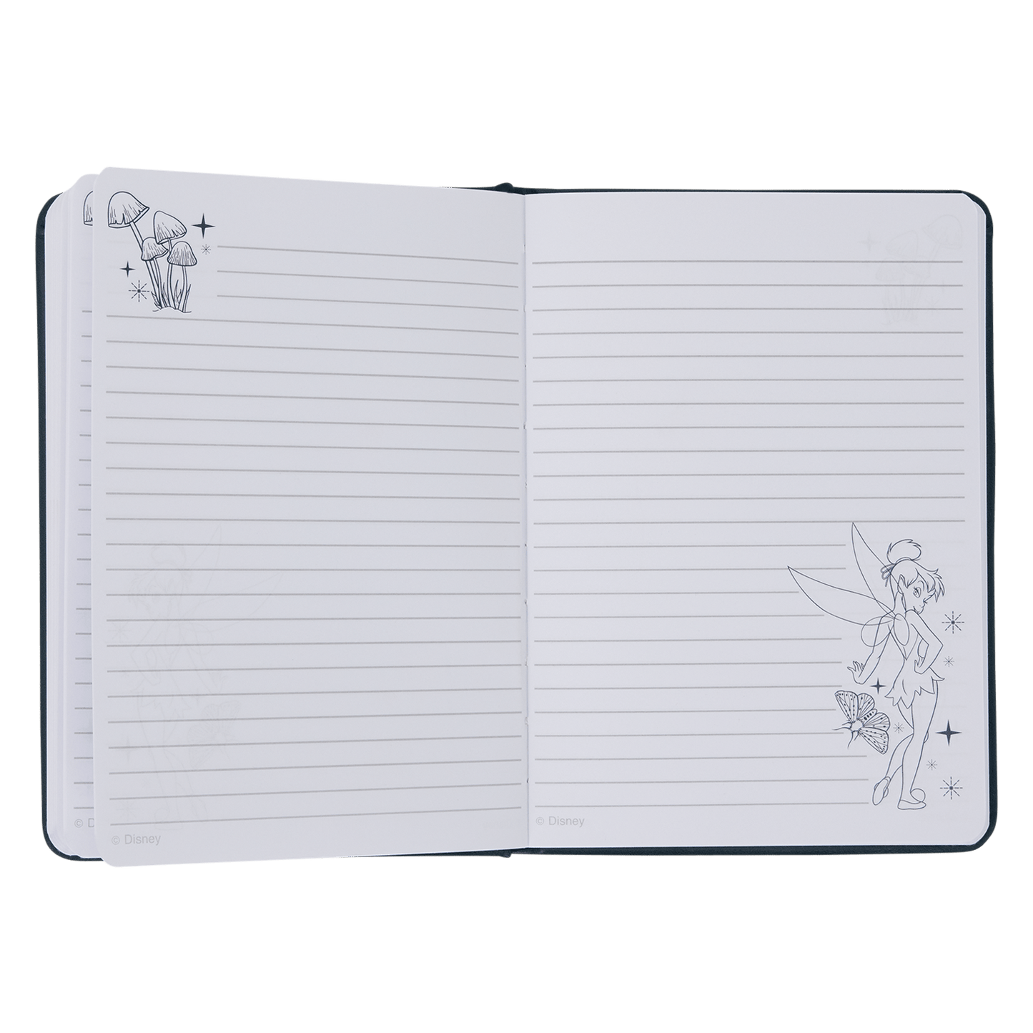 Loungefly x Disney Tinker Bell Holiday Refillable Stationery Journal - GeekCore