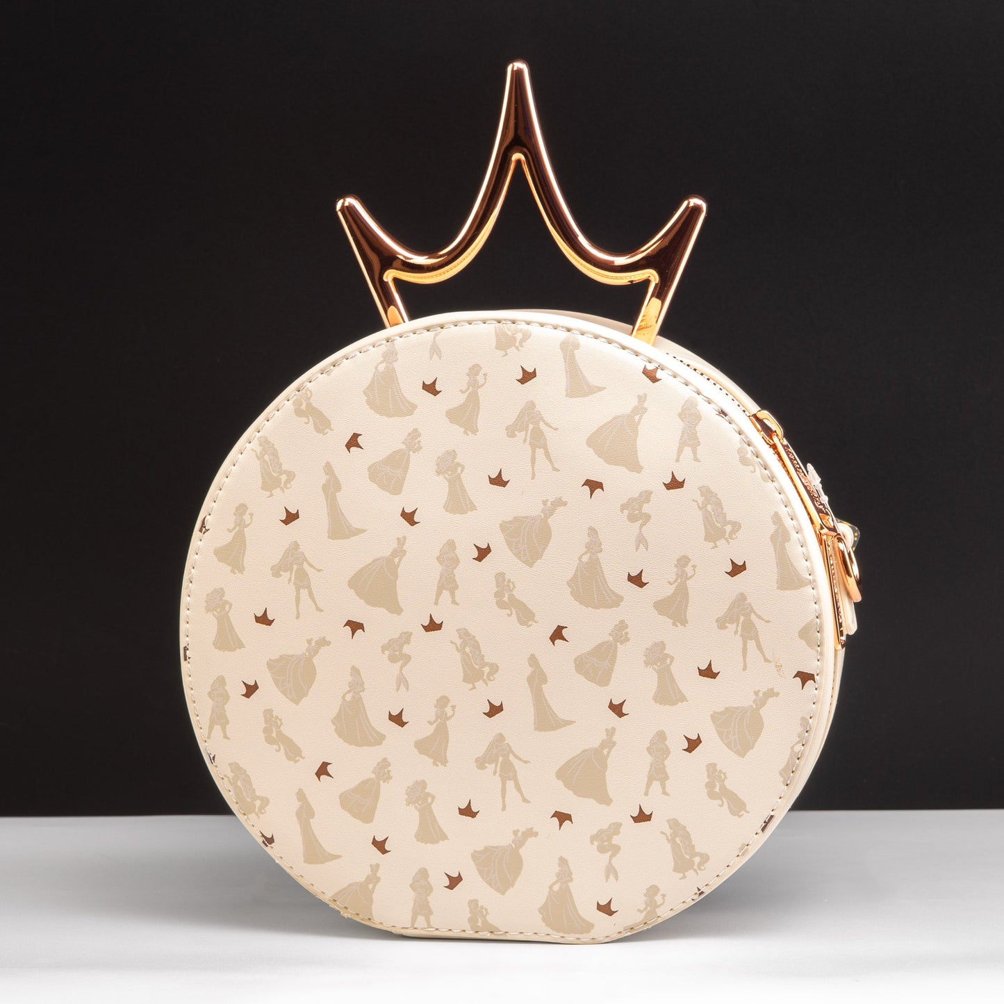 Loungefly x Disney Ultimate Princess Metal Crown Crossbody Bag - GeekCore