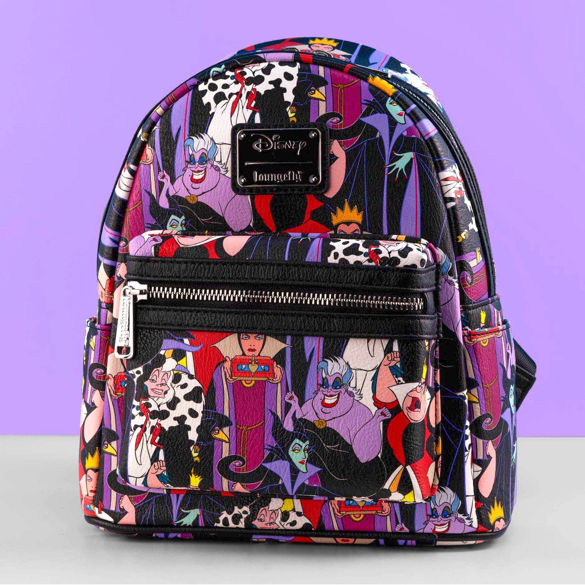 disney mini backpacks uk Loungefly Minnie Mouse Rocks the Dots Double Strap Shoulder Bag, Multi, Fashion embroidered thorn details Loungefly Disney Minnie Mouse Union