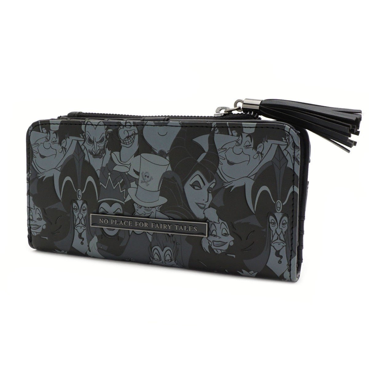 Loungefly X Disney Villains All Over Print Tassel Purse - GeekCore