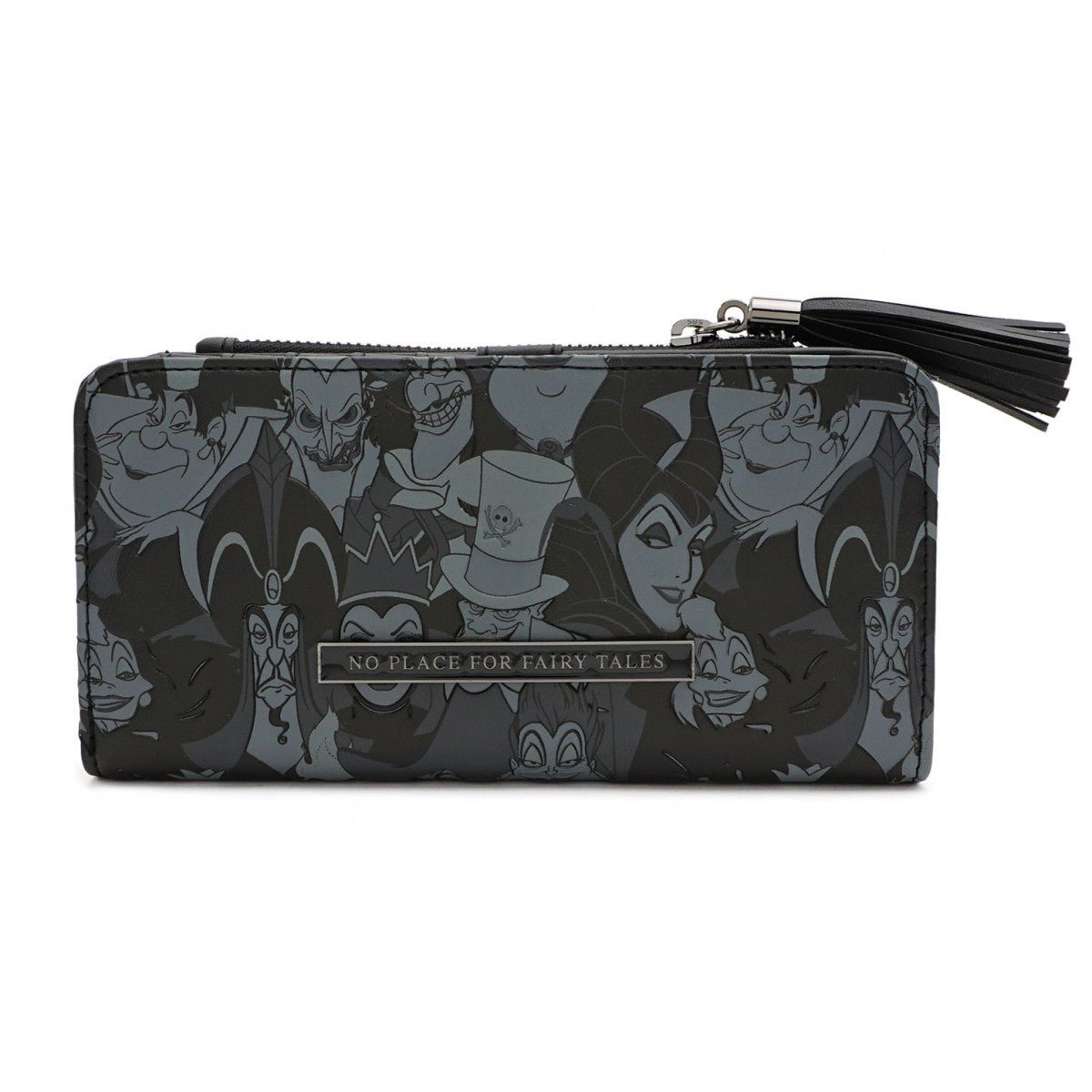 Loungefly X Disney Villains All Over Print Tassel Purse - GeekCore