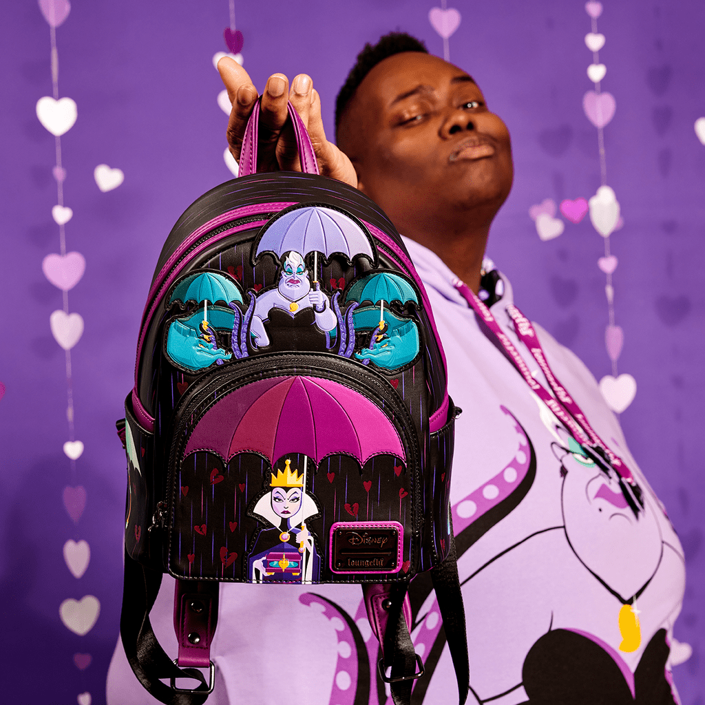 Loungefly X Disney Villains Curse Your Hearts Mini Backpack – GeekCore