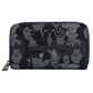 Loungefly X Disney Villains Debossed All Over Print Zip Around Purse - GeekCore