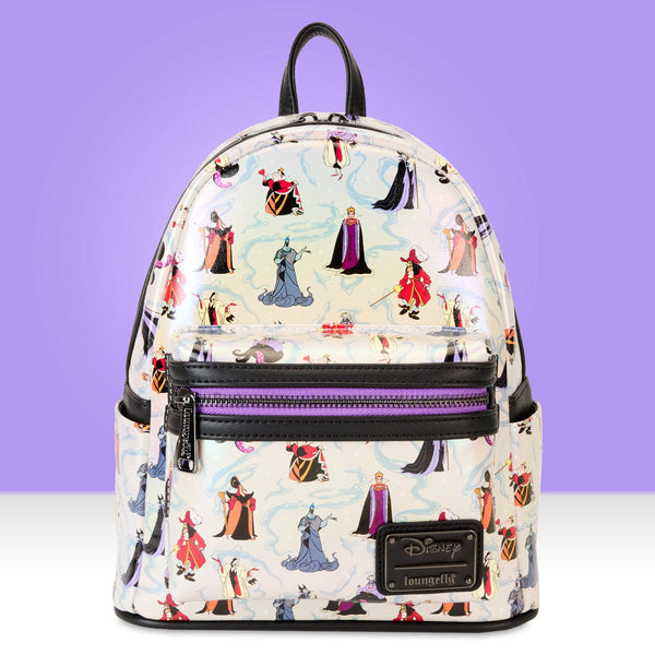 Loungefly x Disney Villains Iridescent Mini Backpack – GeekCore display picture 1