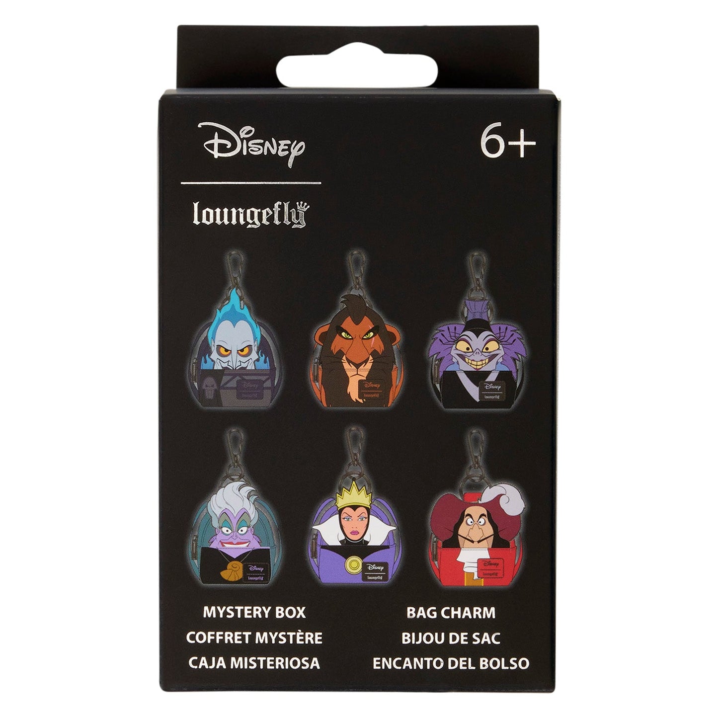 Loungefly x Disney Villains Mystery Mini Backpack Bag Charm - GeekCore