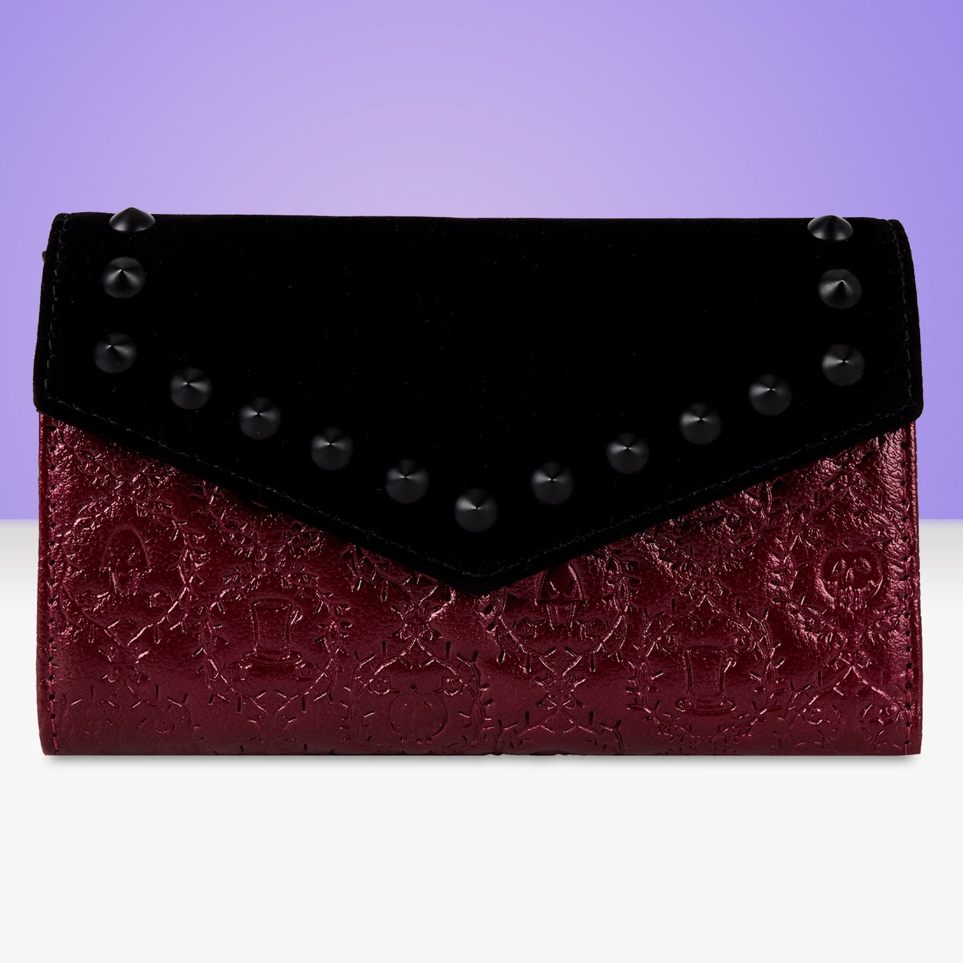 Loungefly x Disney Villains Studded Velvet Wallet - GeekCore
