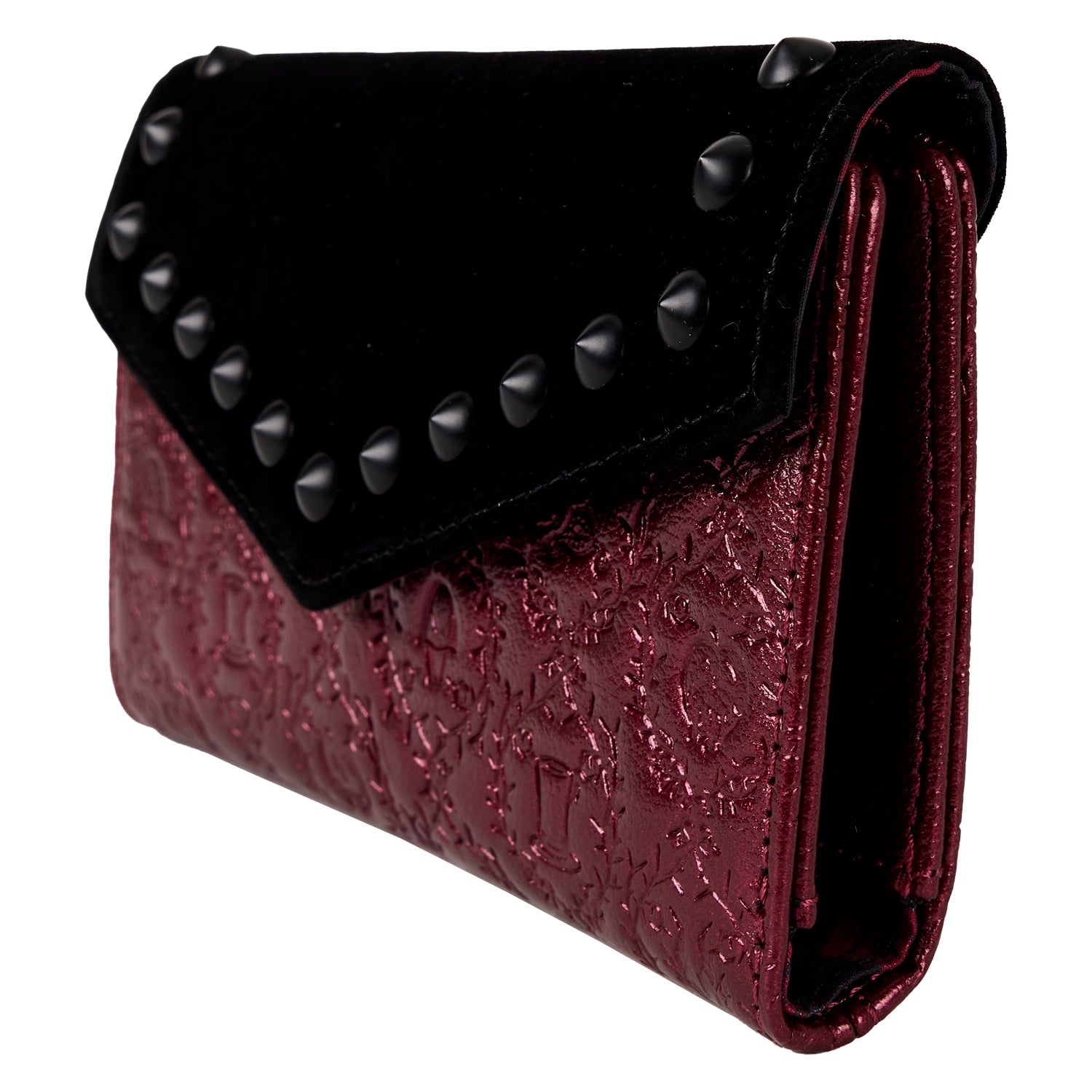 Loungefly x Disney Villains Studded Velvet Wallet - GeekCore