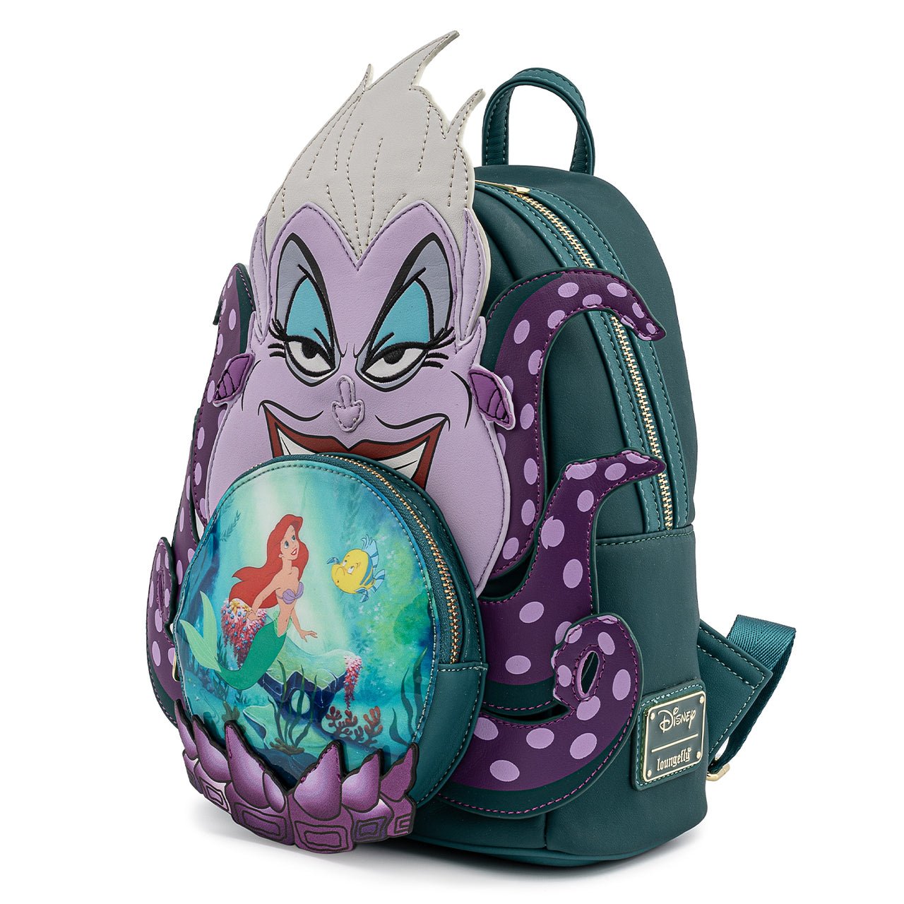 Loungefly x Disney Villains Ursula Crystal Ball Mini Backpack