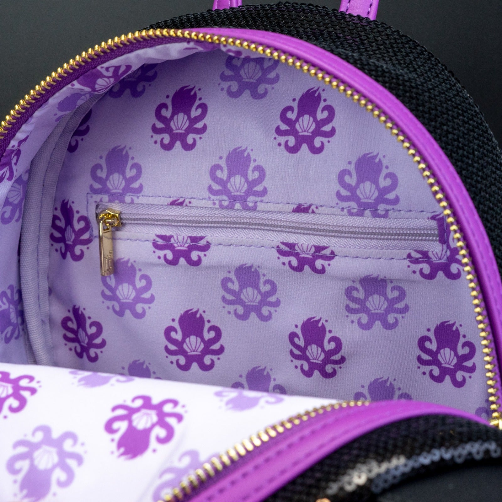 disney villains ursula mini backpack Loungefly x Disney Villains Ursula Sequin Cosplay Mini Backpack – GeekCore