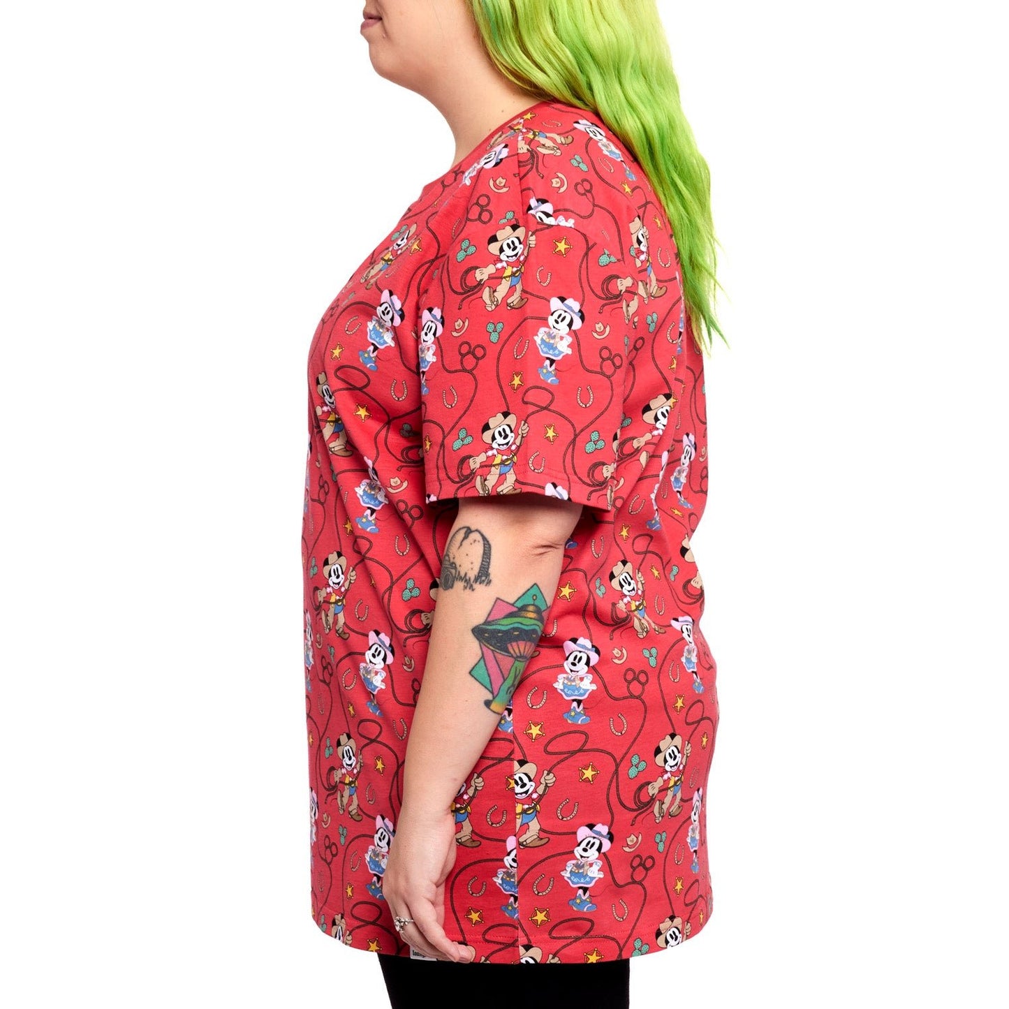 Loungefly x Disney Western Mickey and Minnie Unisex T - Shirt - GeekCore