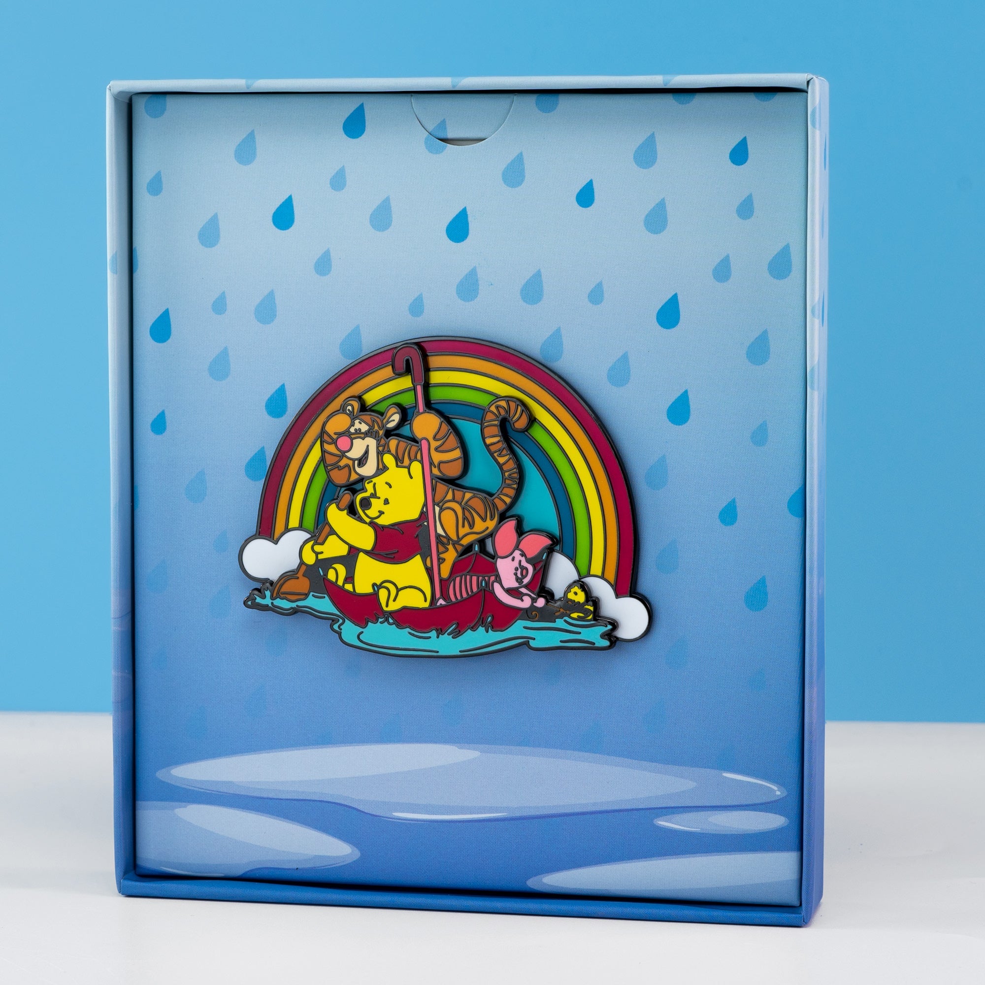Loungefly x Disney Winnie The Pooh and Friends Rainy Day 3 Inch Sliding Pin - GeekCore