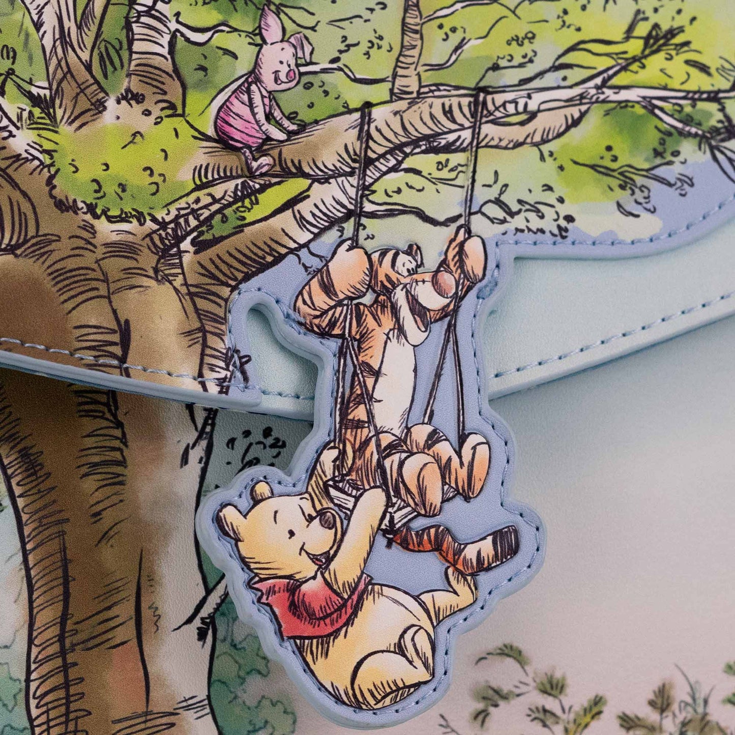 Loungefly x Disney Winnie the Pooh and Friends Treehouse Scene Crossbody Bag - GeekCore