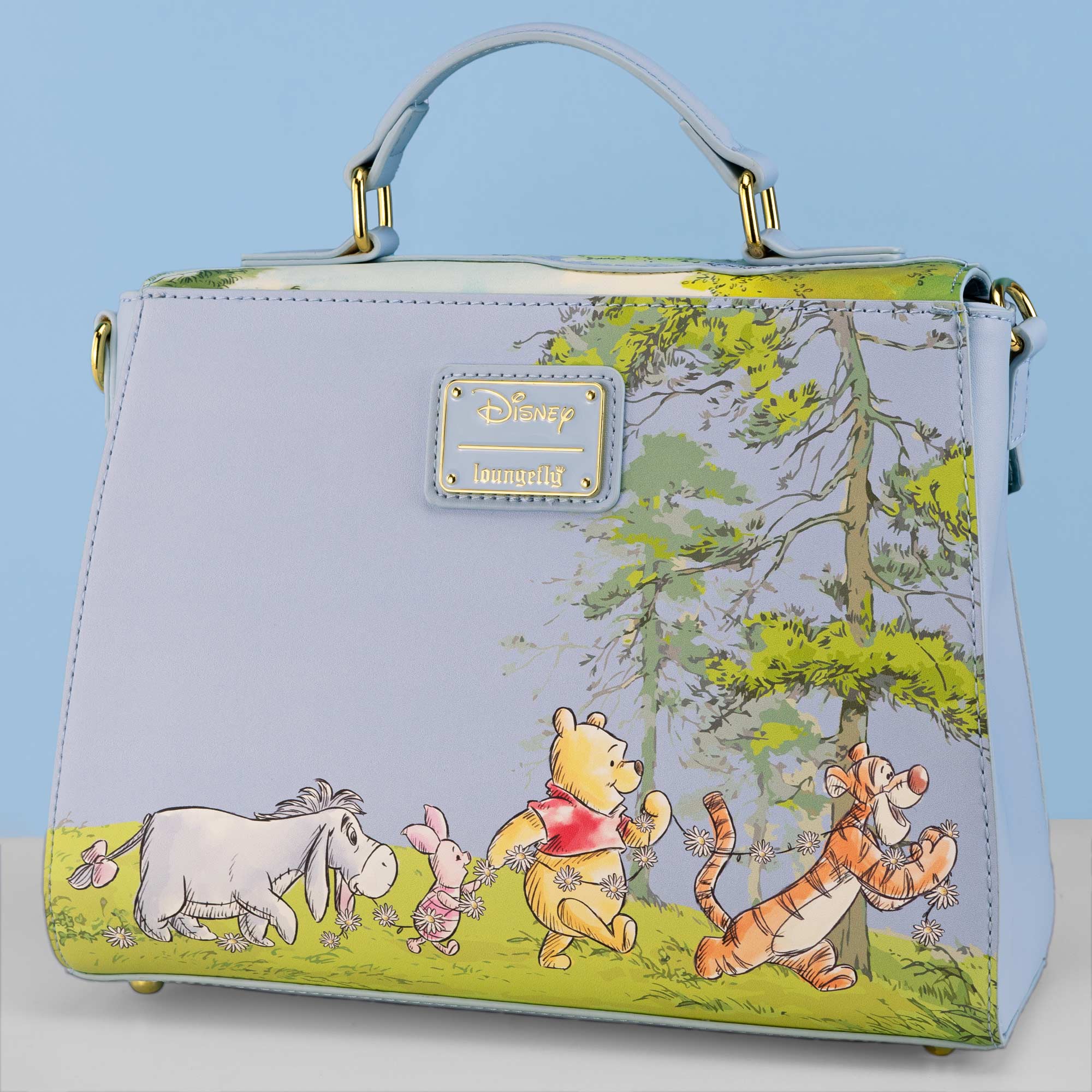 Loungefly x Disney Winnie the Pooh and Friends Treehouse Scene Crossbody Bag - GeekCore