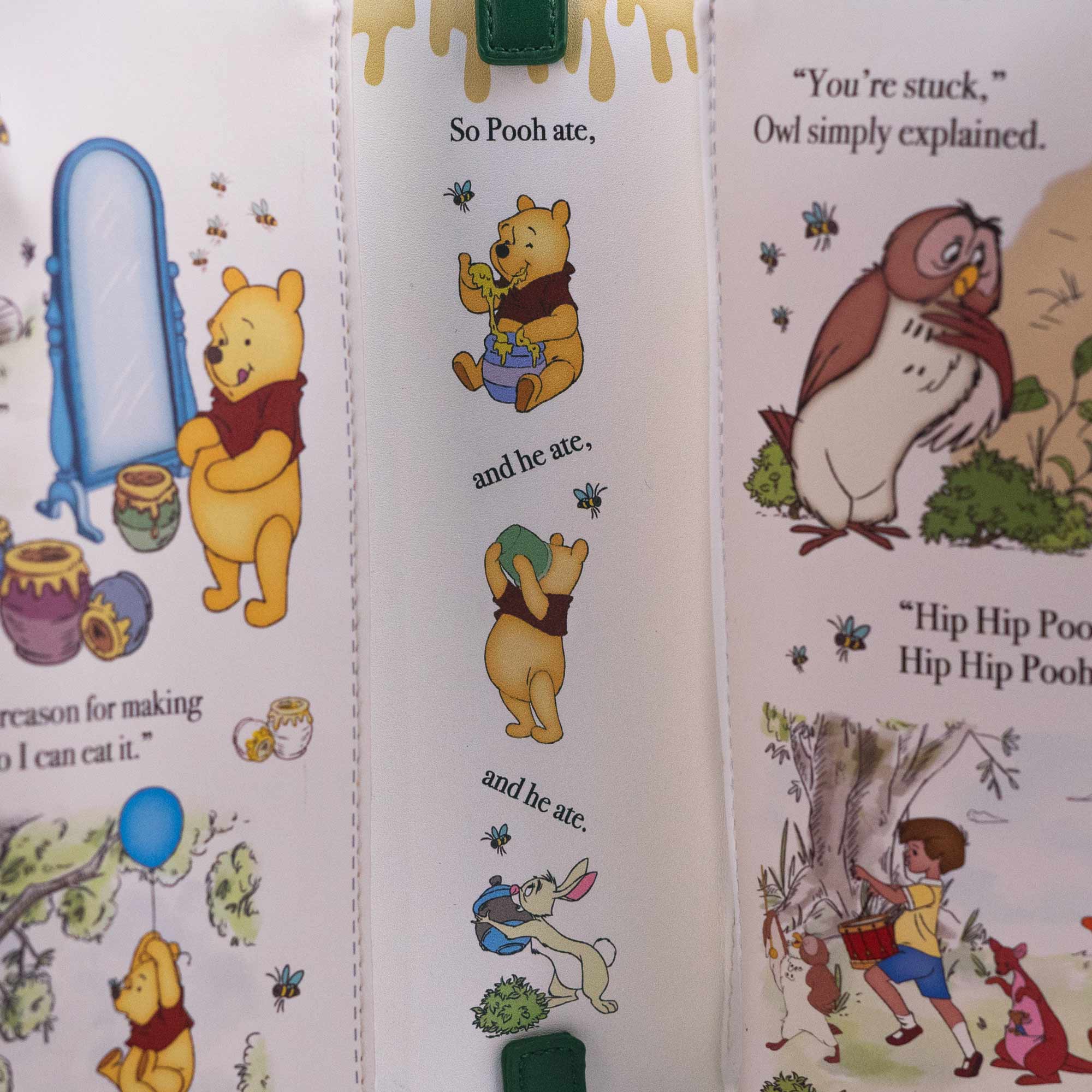 Loungefly x Disney Winnie the Pooh Book Convertible Crossbody Bag - GeekCore