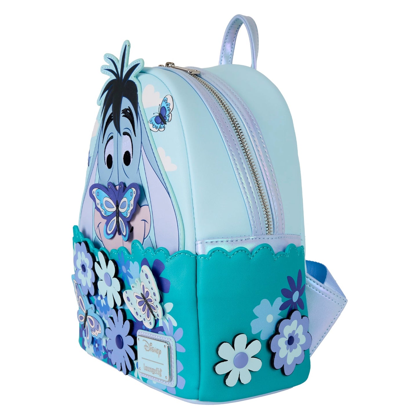 Loungefly x Disney Winnie The Pooh Eeyore Floral Butterflies Mini Backpack - GeekCore