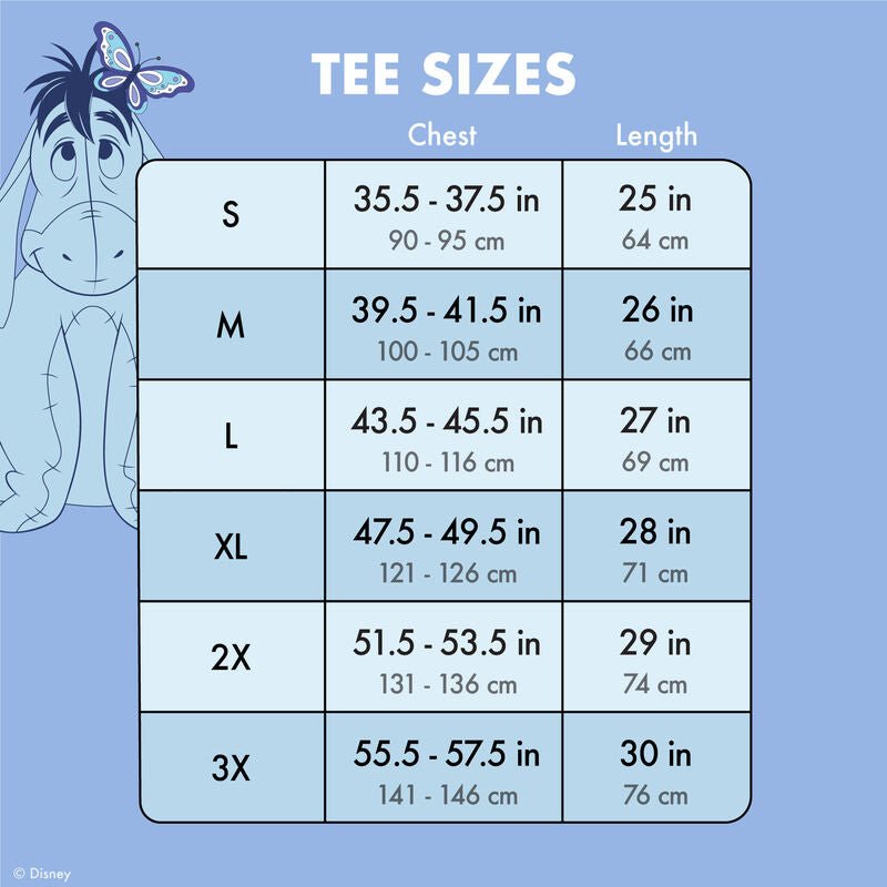 Loungefly x Disney Winnie The Pooh Eeyore Shirred Raglan Tee - GeekCore