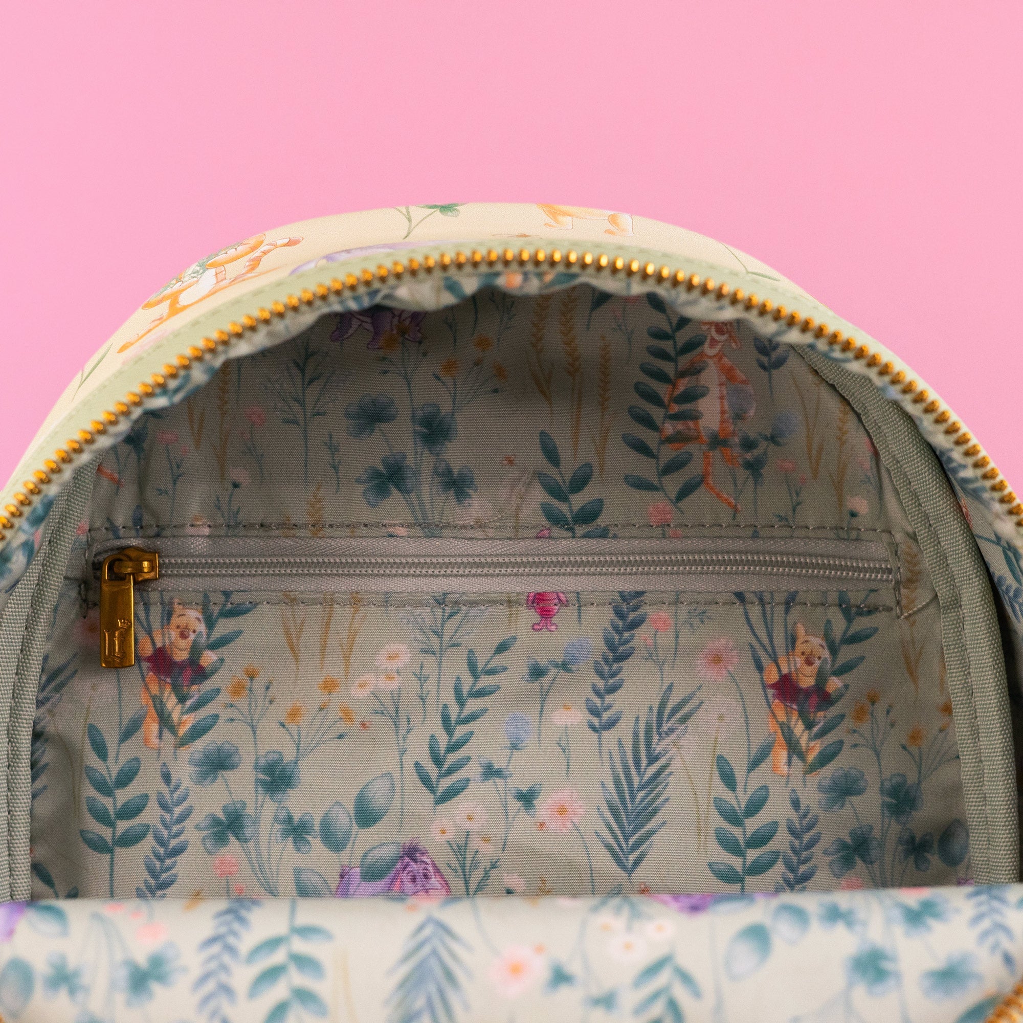 Loungefly x Disney Winnie the Pooh & Friends Floral AOP Mini Backpack - GeekCore