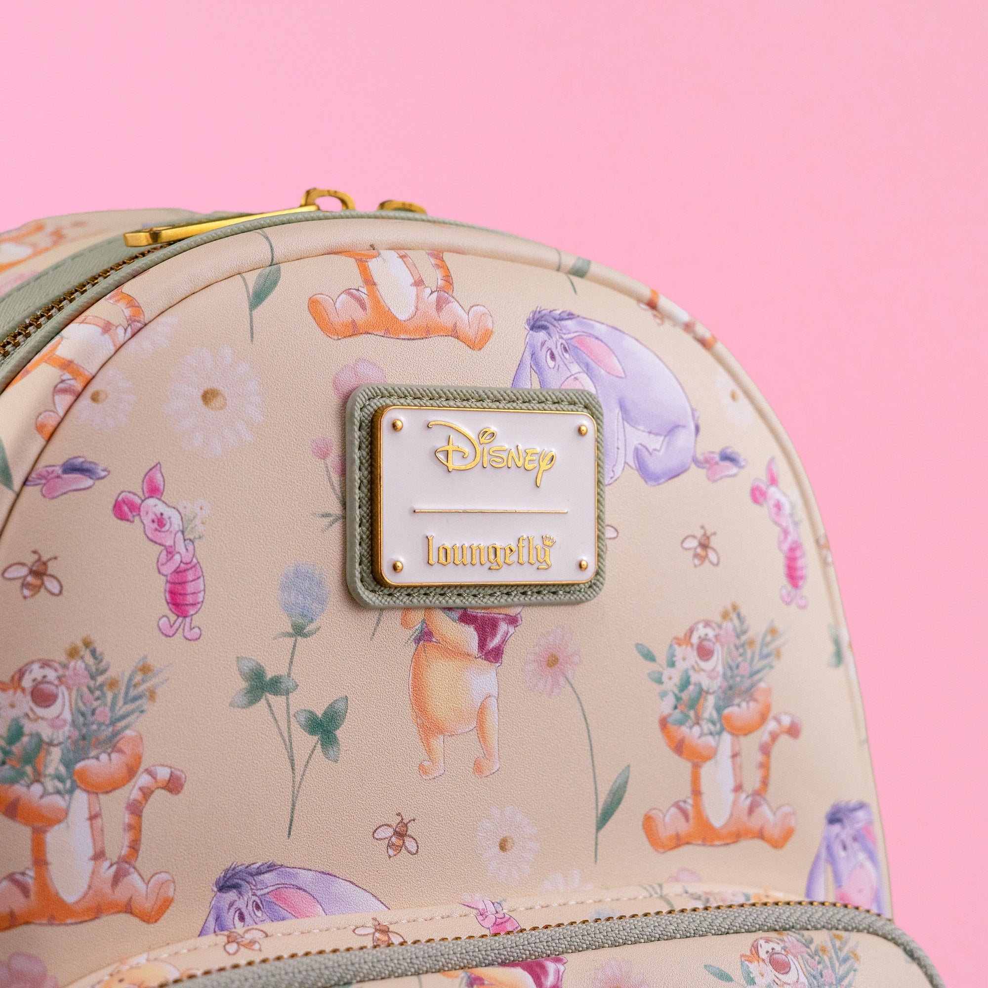 Loungefly x Disney Winnie the Pooh & Friends Floral AOP Mini Backpack - GeekCore
