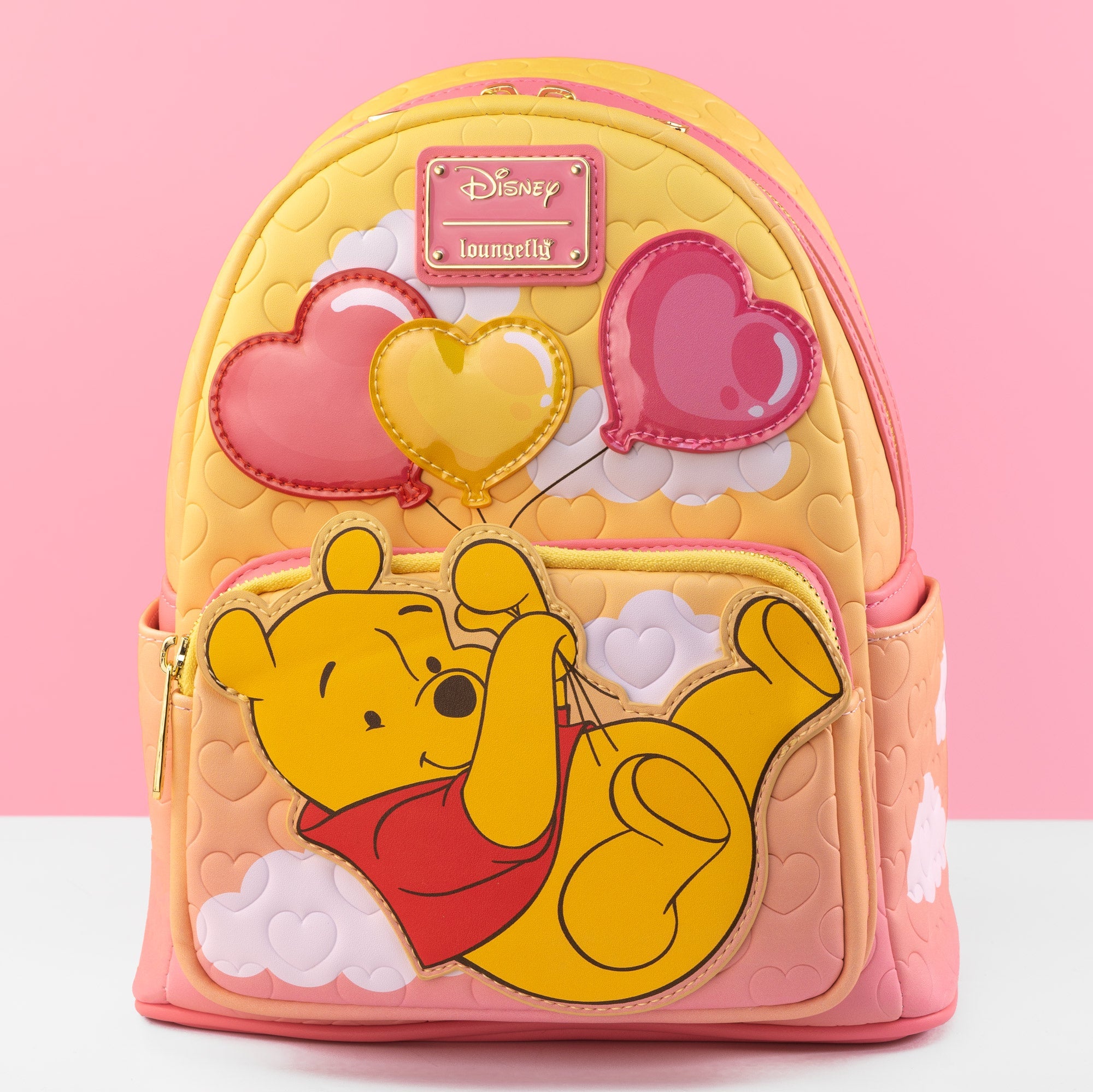 Loungefly x Disney Winnie the Pooh Heart Balloons Mini Backpack - GeekCore