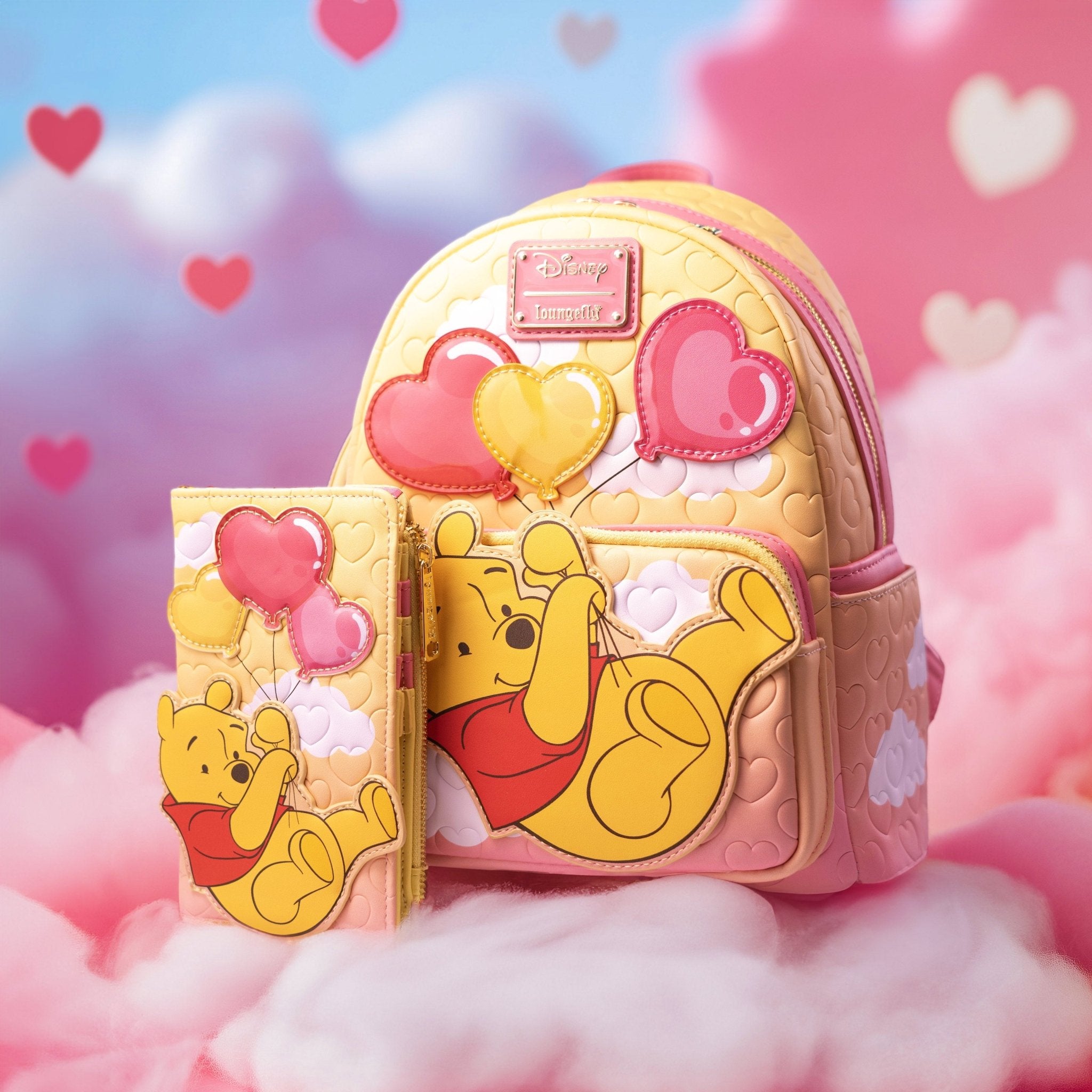 Loungefly x Disney Winnie the Pooh Heart Balloons Wallet - GeekCore
