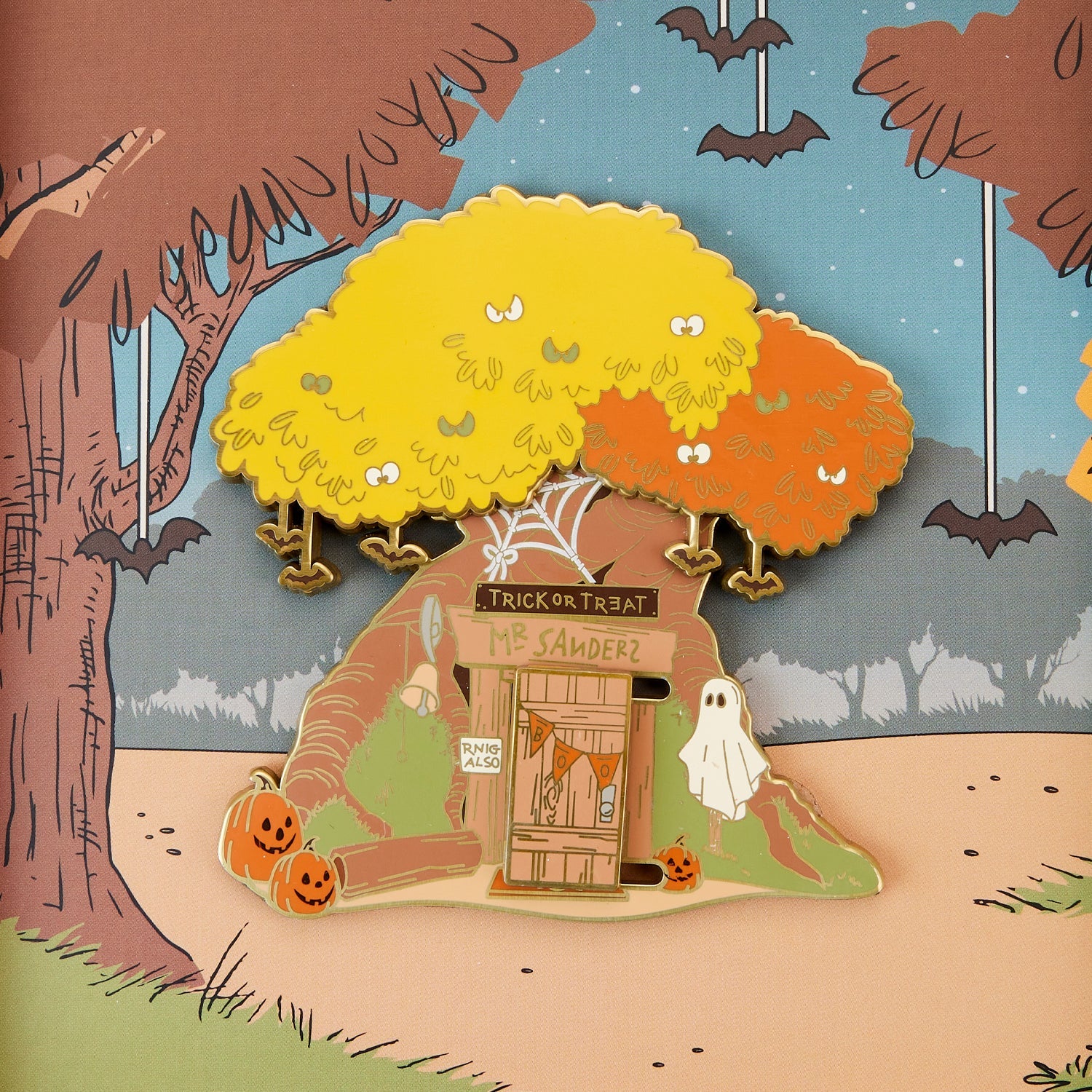 Loungefly x Disney Winnie The Pooh Ltd Ed Halloween 3 Inch Sliding Pin - GeekCore