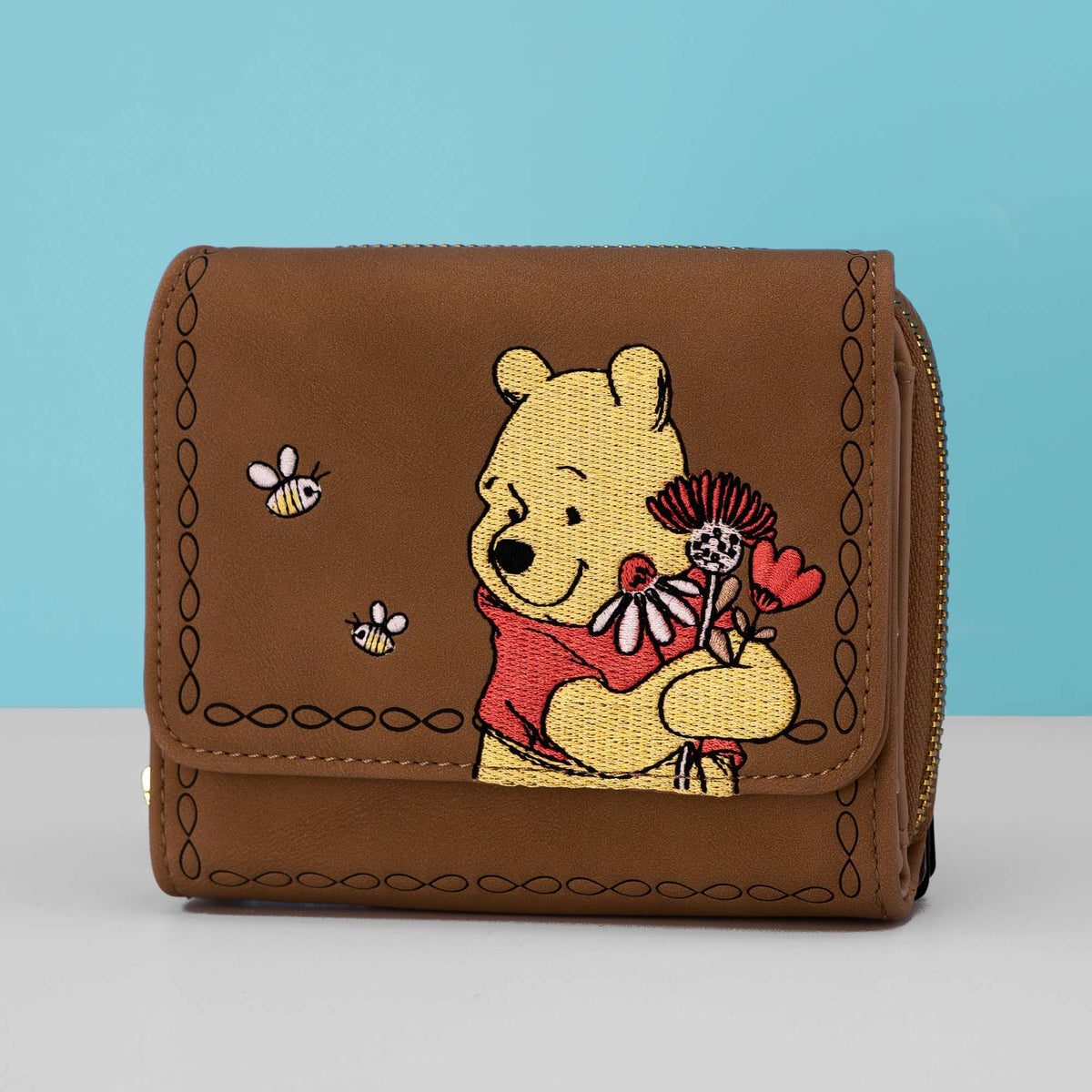 Loungefly x Disney Winnie the Pooh Minimal Embroidered Wallet - GeekCore