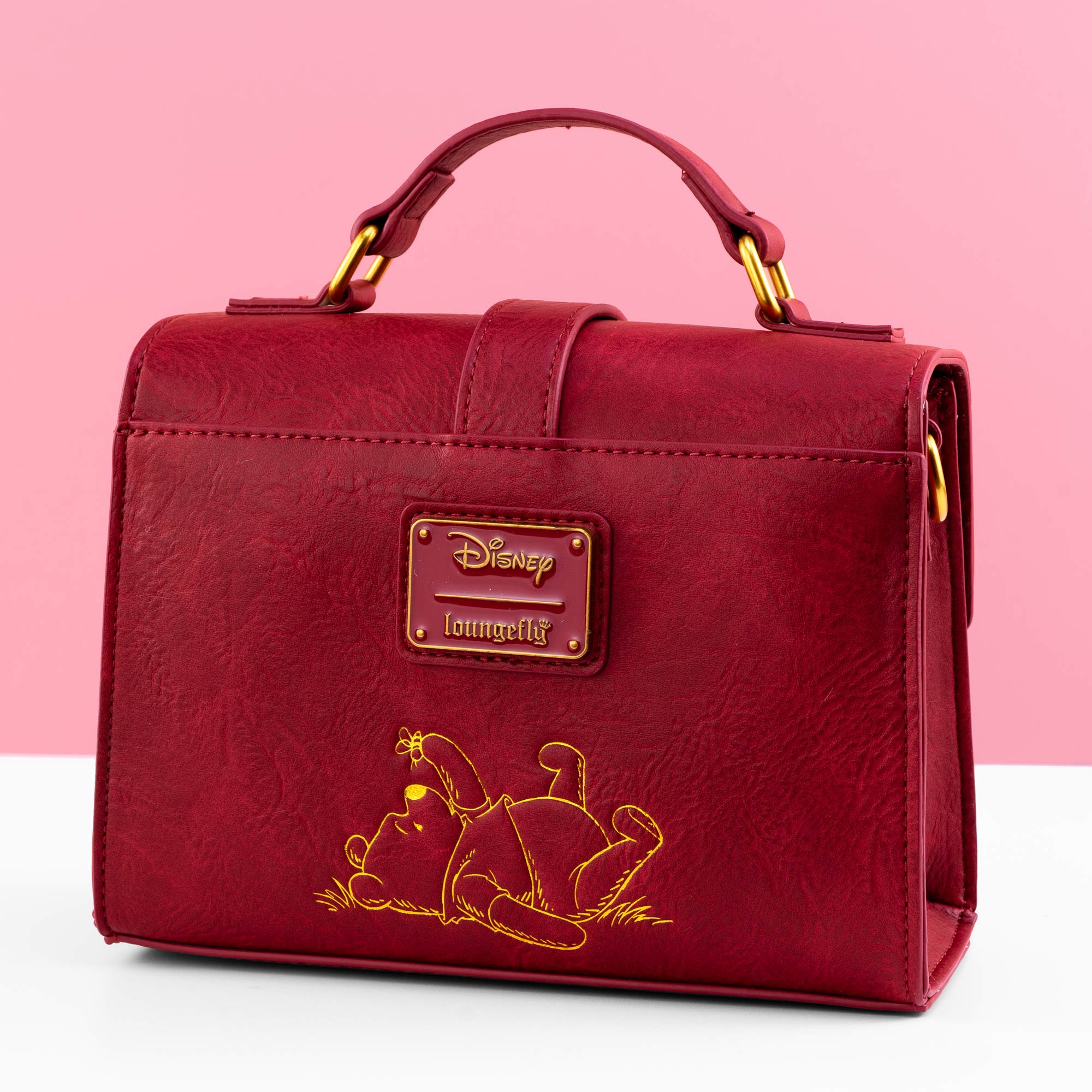 Loungefly x Disney Winnie the Pooh Minimalist Honeycomb Quilted Handbag - GeekCore