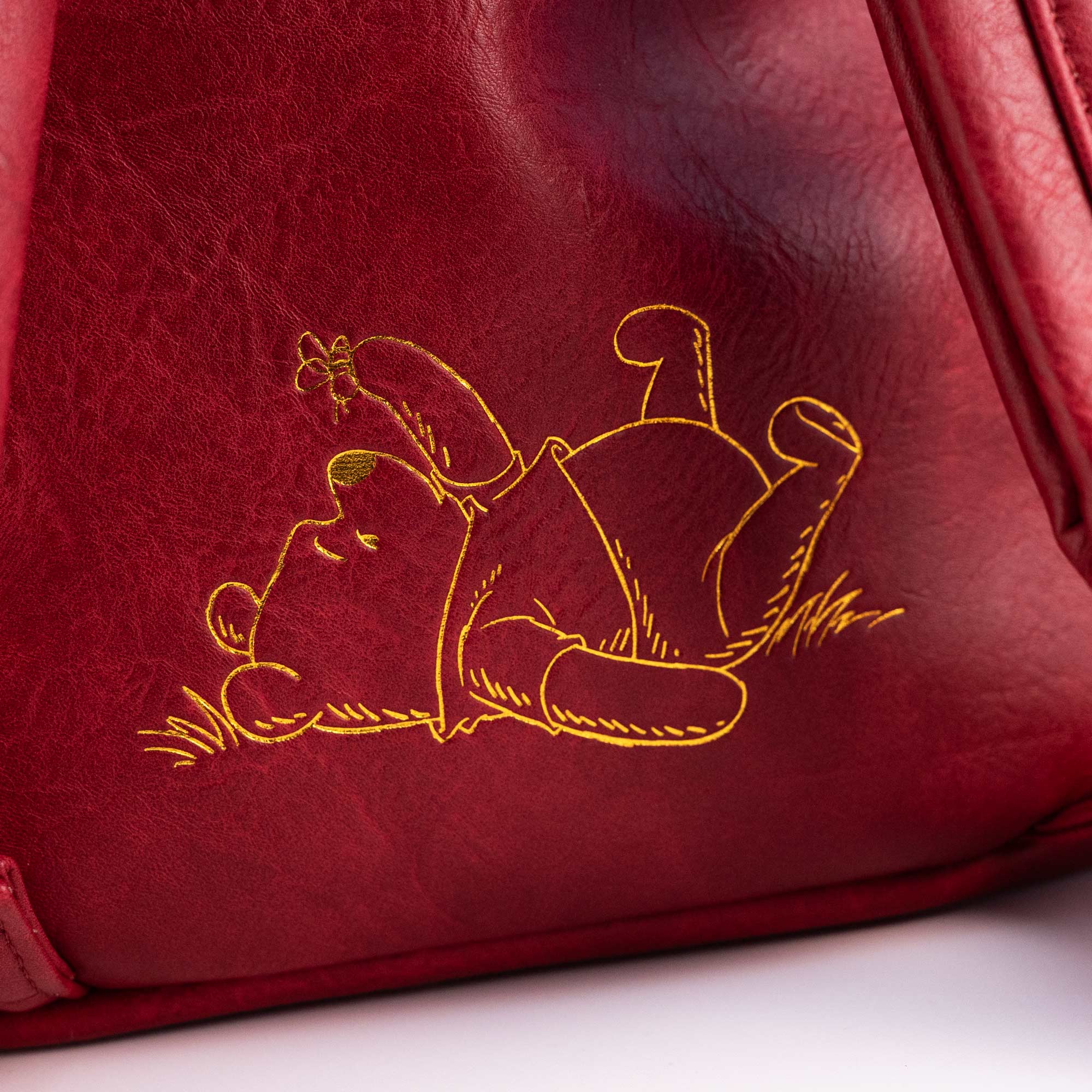Loungefly x Disney Winnie the Pooh Minimalist Quilted Honeycomb Mini Backpack - GeekCore