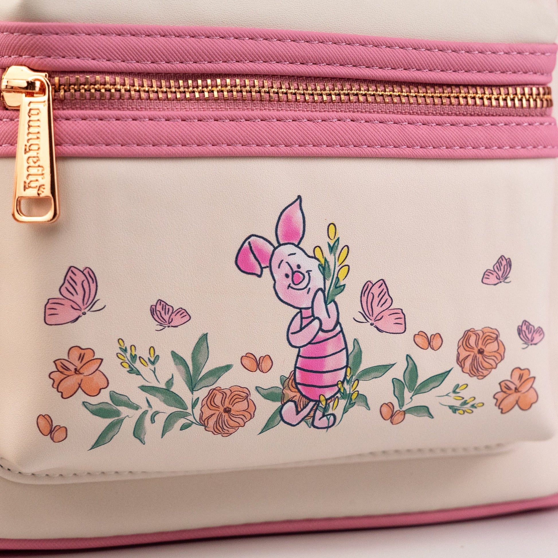 Loungefly x Disney Winnie the Pooh Piglet Floral Mini Backpack - GeekCore