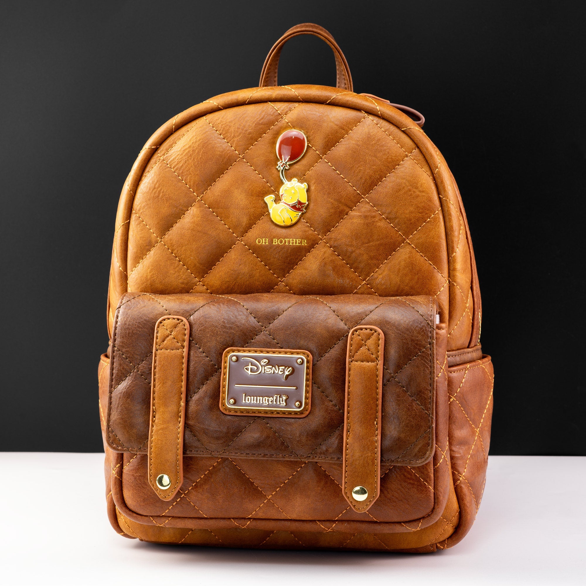 disney vintage leather backpack Lady and the Tramp Mini for Adults - Bundle 12" Backpack Purse for Women Plus Bookmark Fast Forward Mickey Mouse Black