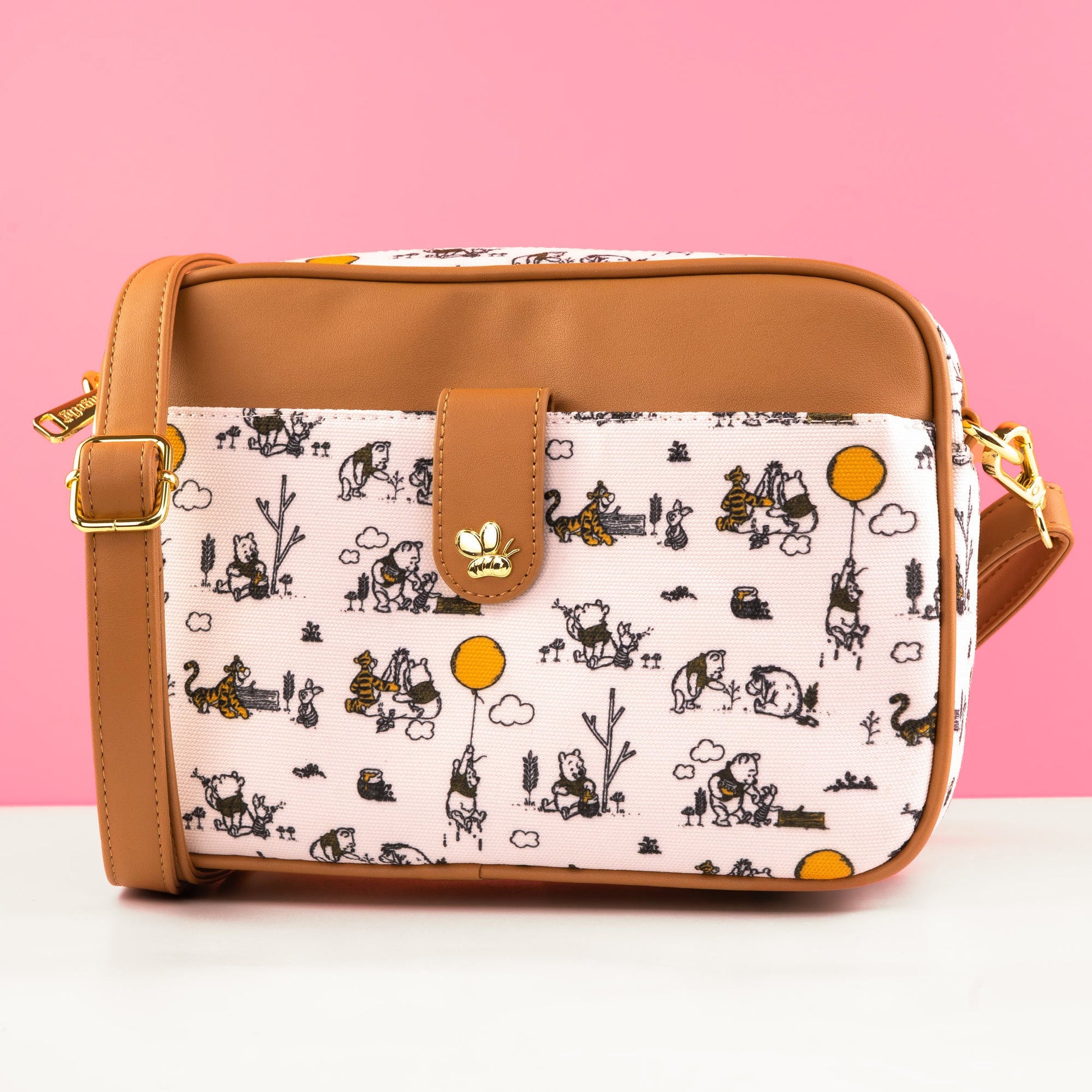 Loungefly x Disney Winnie the Pooh Sketches Crossbody Bag - GeekCore