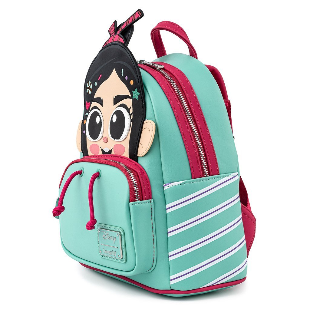 Loungefly x Disney Wreck It Ralph Vanellope Cosplay Mini Backpack ...