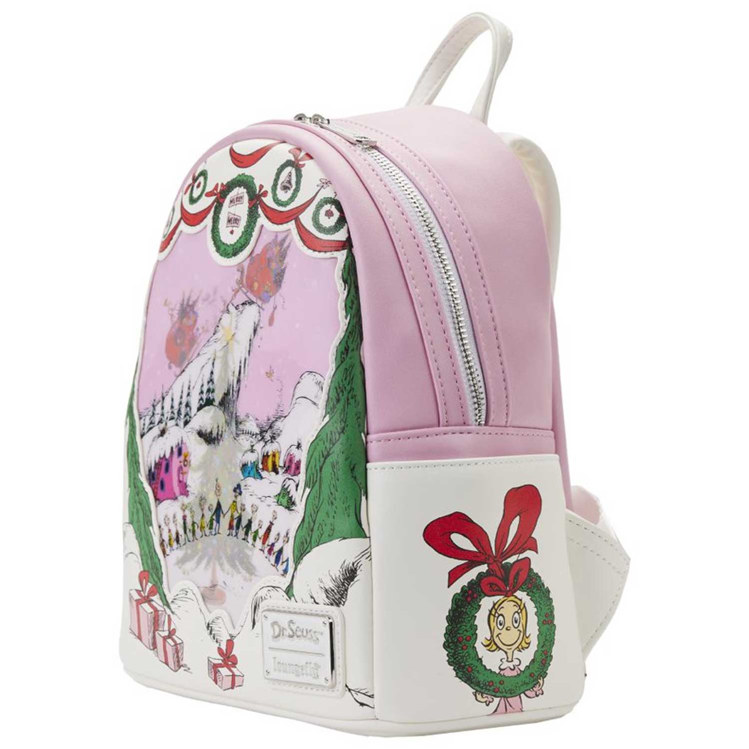 dr who loungefly mini backpack Loungefly x Dr Seuss Grinch Whoville Mini Backpack – GeekCore
