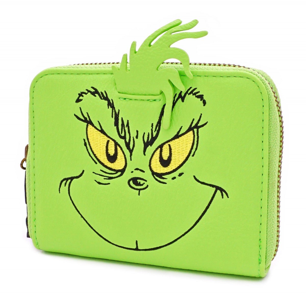 Loungefly X Dr. Seuss The Grinch Cosplay Zip Around Purse - GeekCore