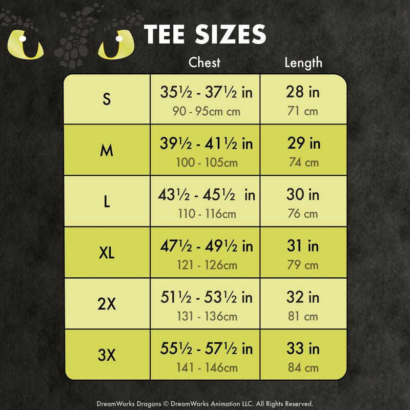 Loungefly x Dreamworks How To Train Your Dragon Unisex Tee - GeekCore