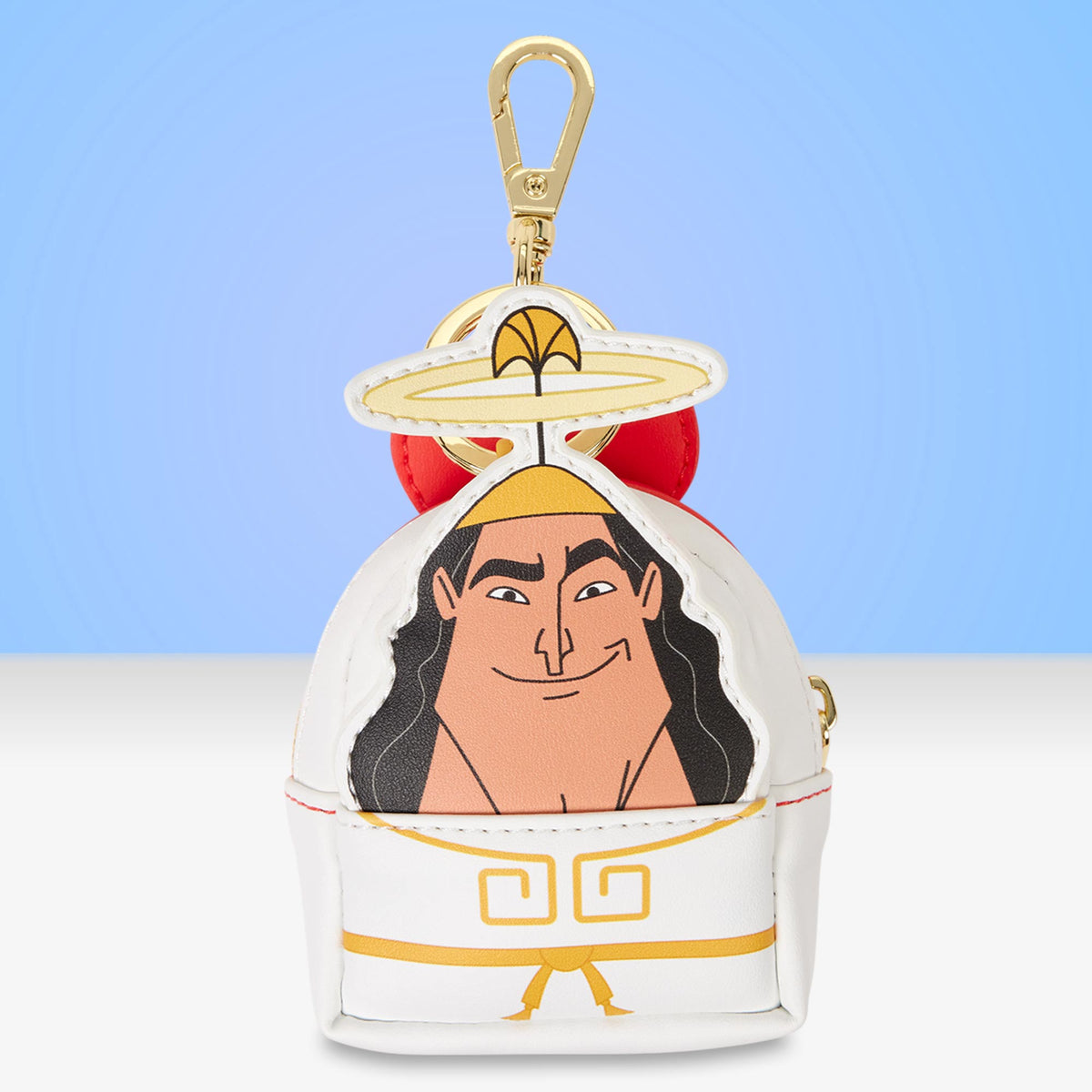 Loungefly x Emperor's New Groove Devil & Angel Kronk Reversible Mini Backpack Keychain Charm - GeekCore