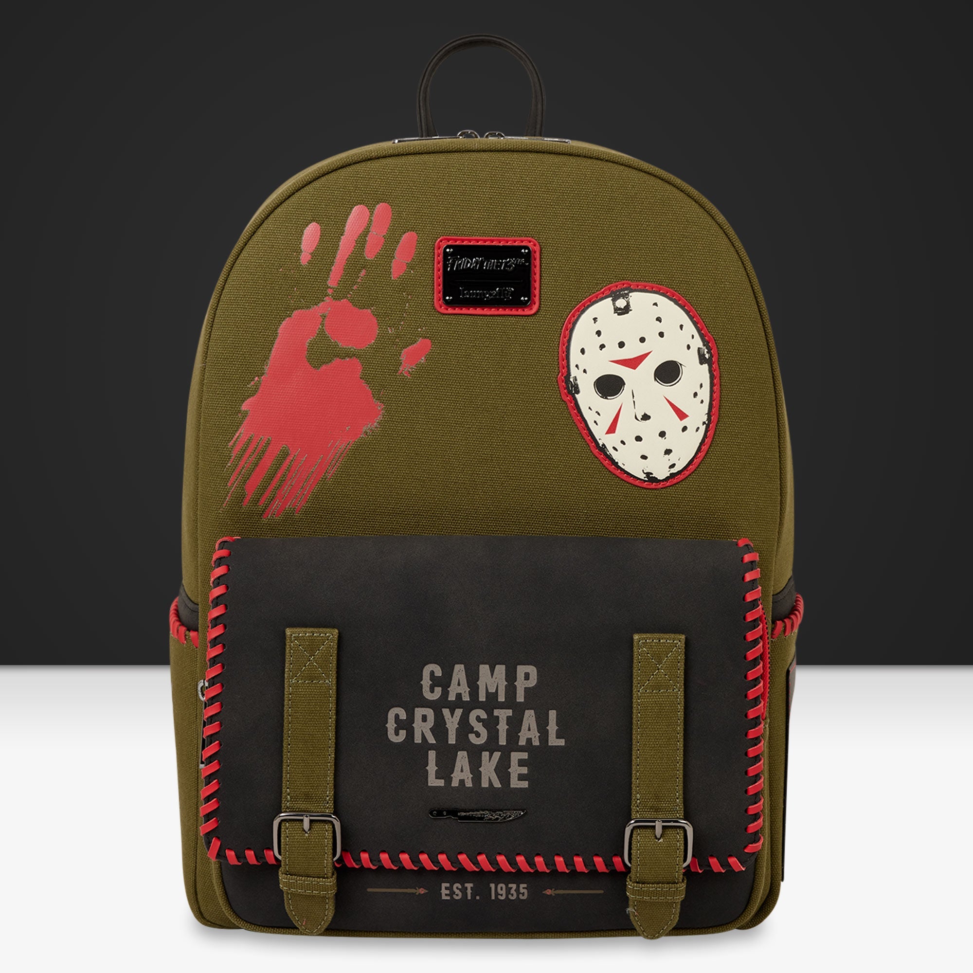 Loungefly x Friday the 13th Camp Crystal Lake Full - Size Backpack - GeekCore