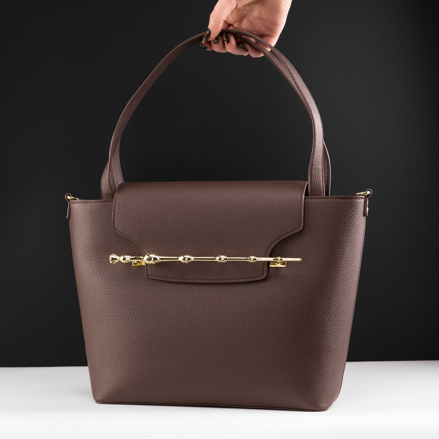 Loungefly x Harry Potter Brown Elder Wand Crossbody Tote Bag - GeekCore